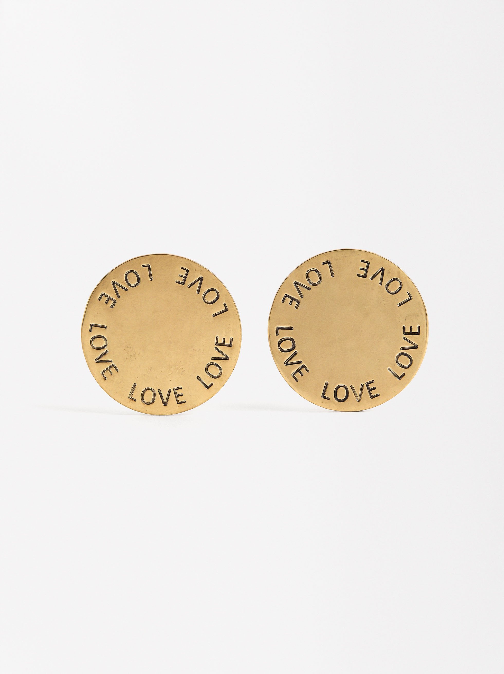 Aretes Maxi Redondos Love