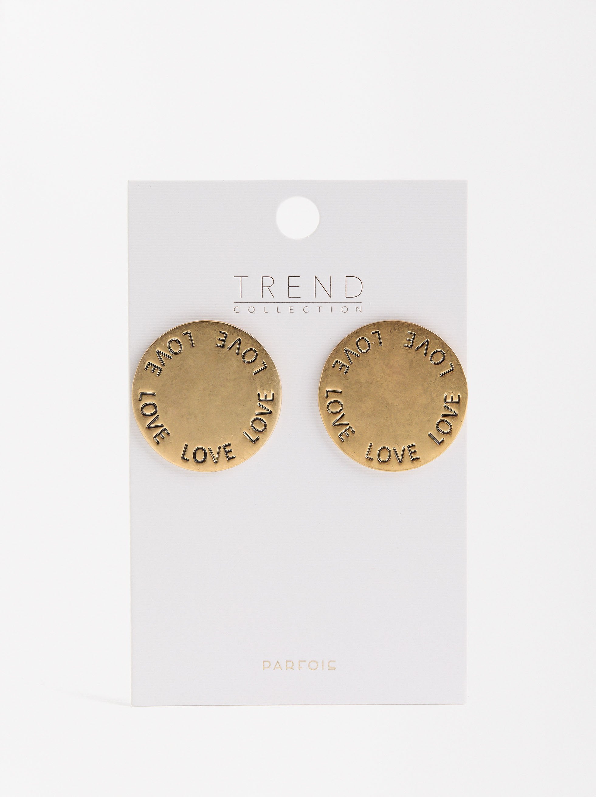 Aretes Maxi Redondos Love