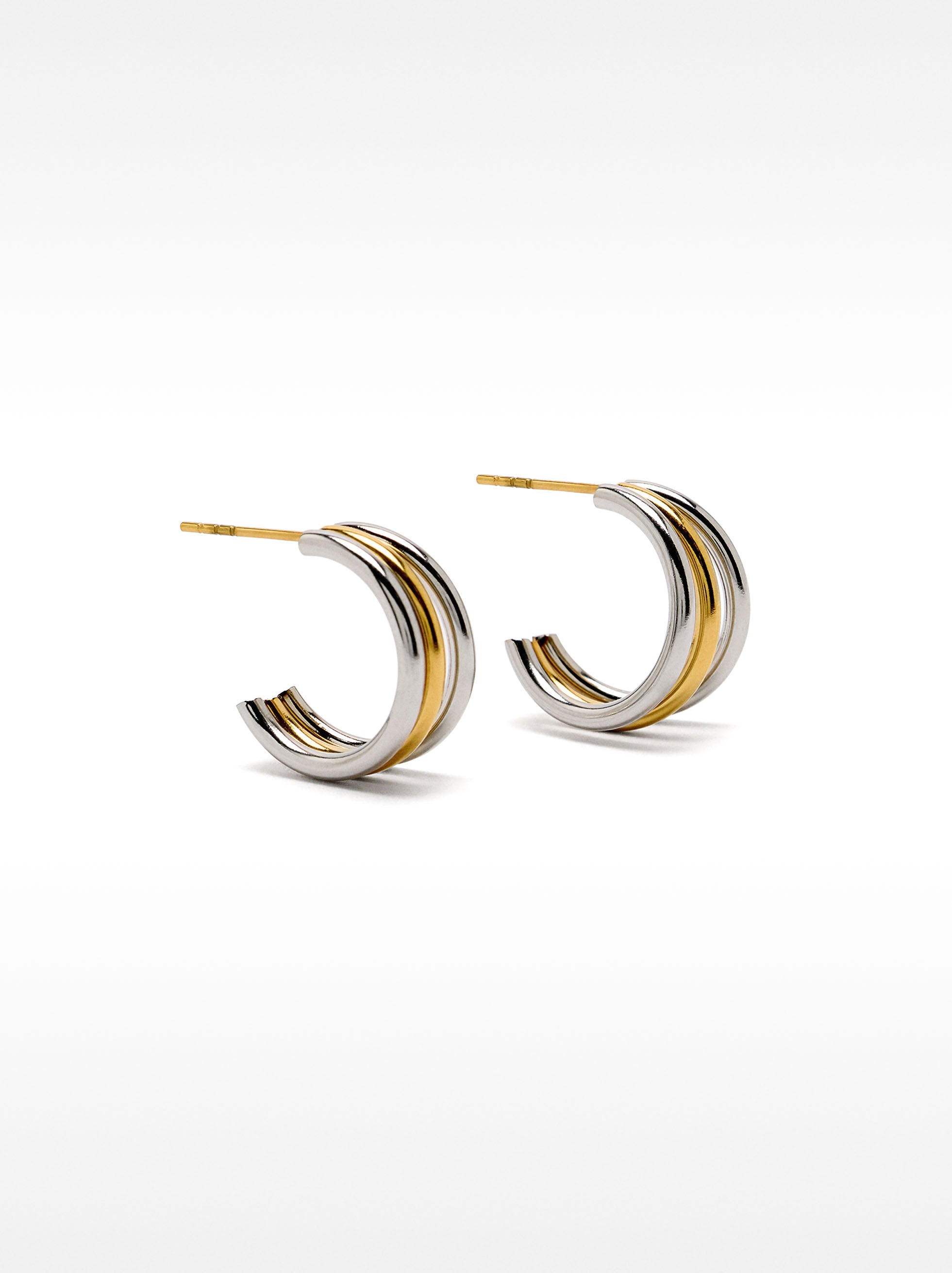 Aretes Abiertos Efecto Triple