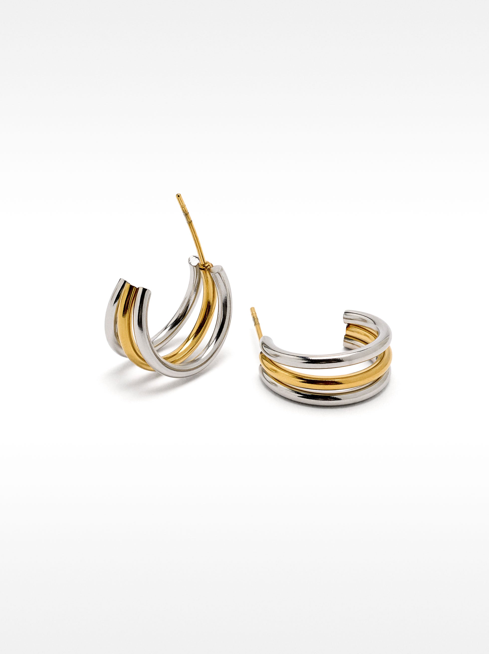 Aretes Abiertos Efecto Triple