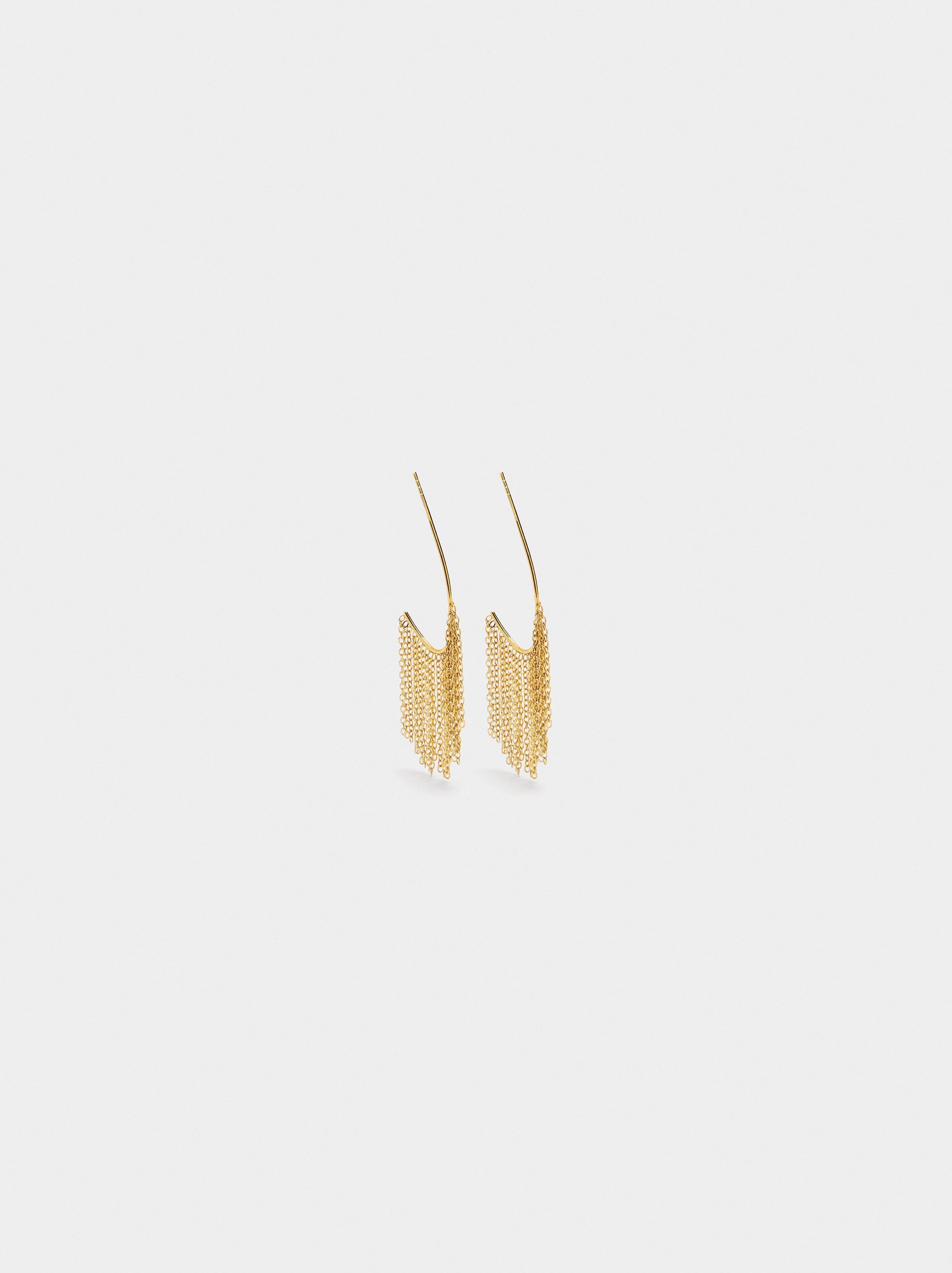 Pendientes Con Cadenas - Acero Inoxidable
