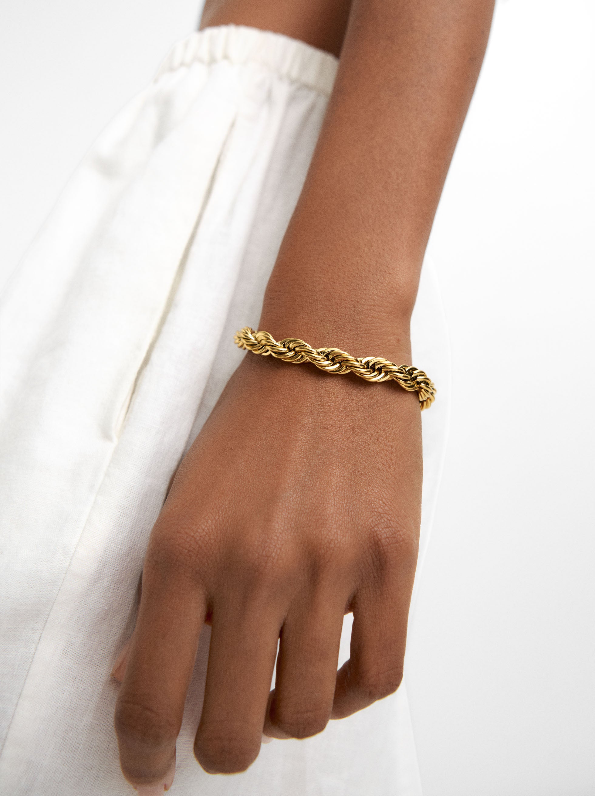 Pulsera Trenzada - Acero Inoxidable