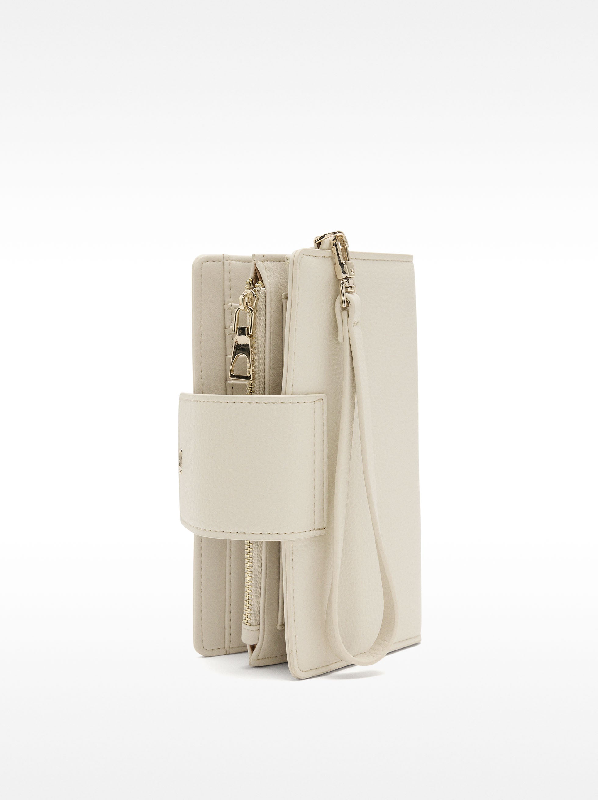 Cartera Con Bolso Para Móvil