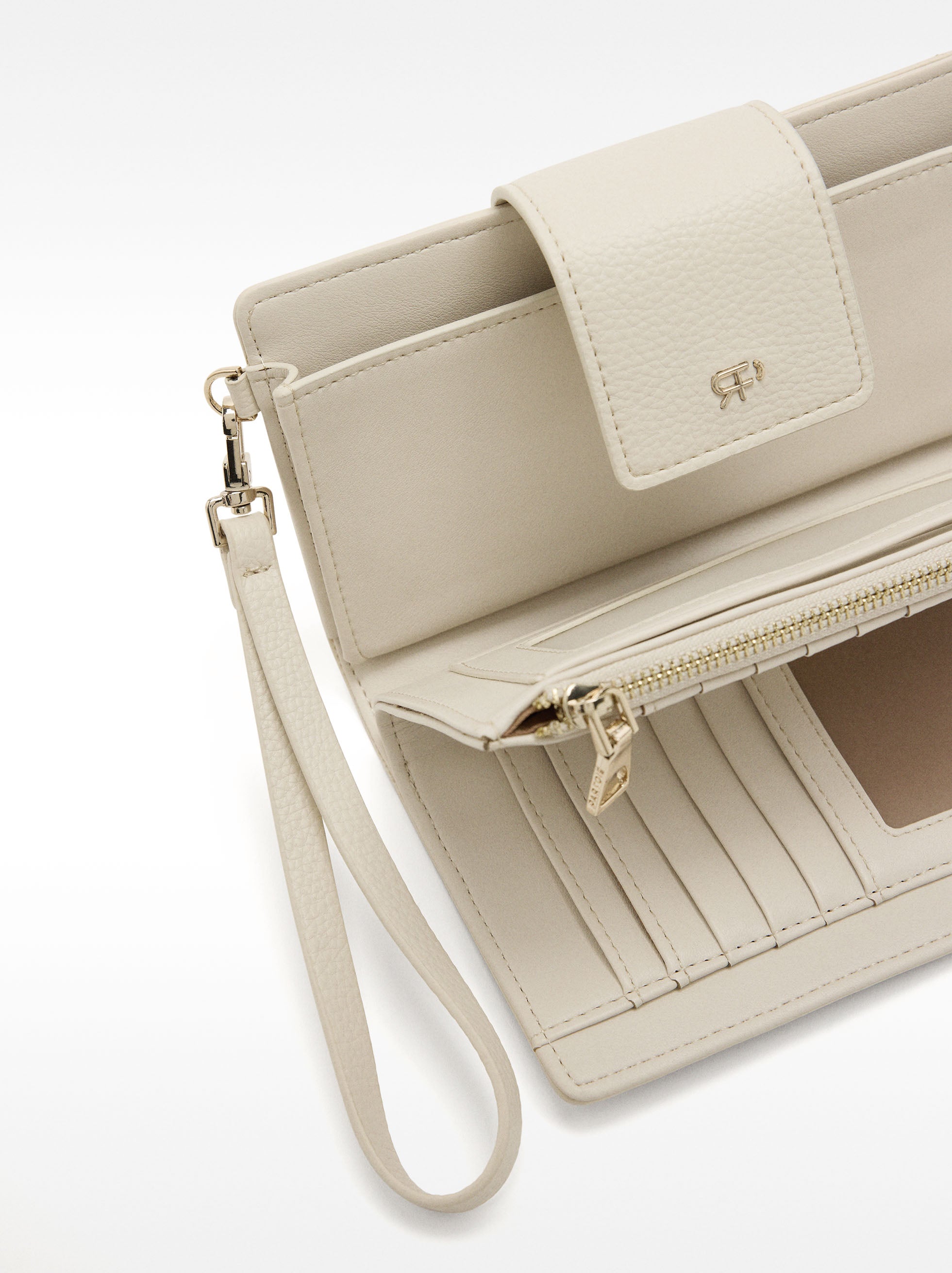 Cartera Con Bolso Para Móvil