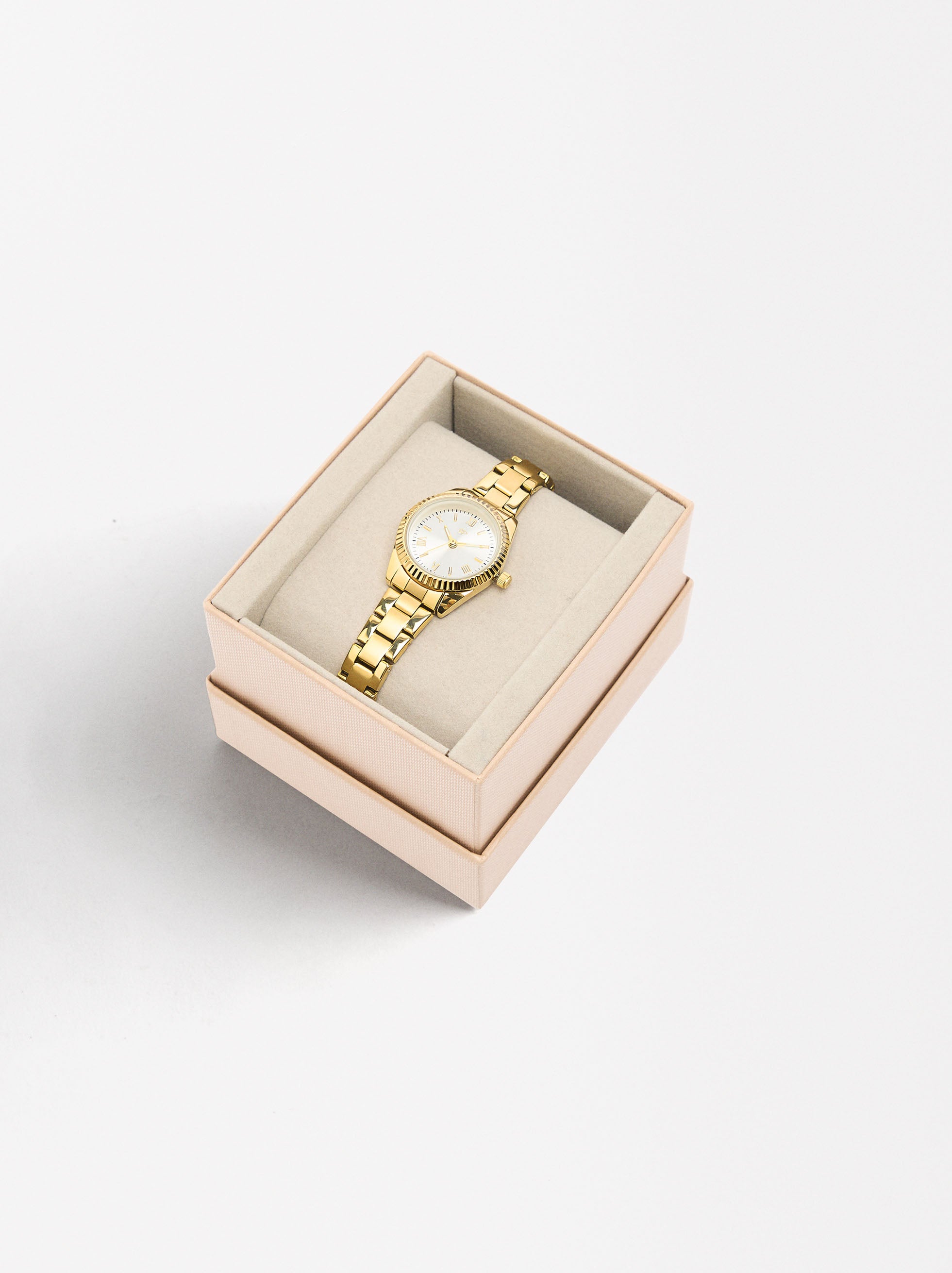 Reloj De Pulsera De Acero Inoxidable