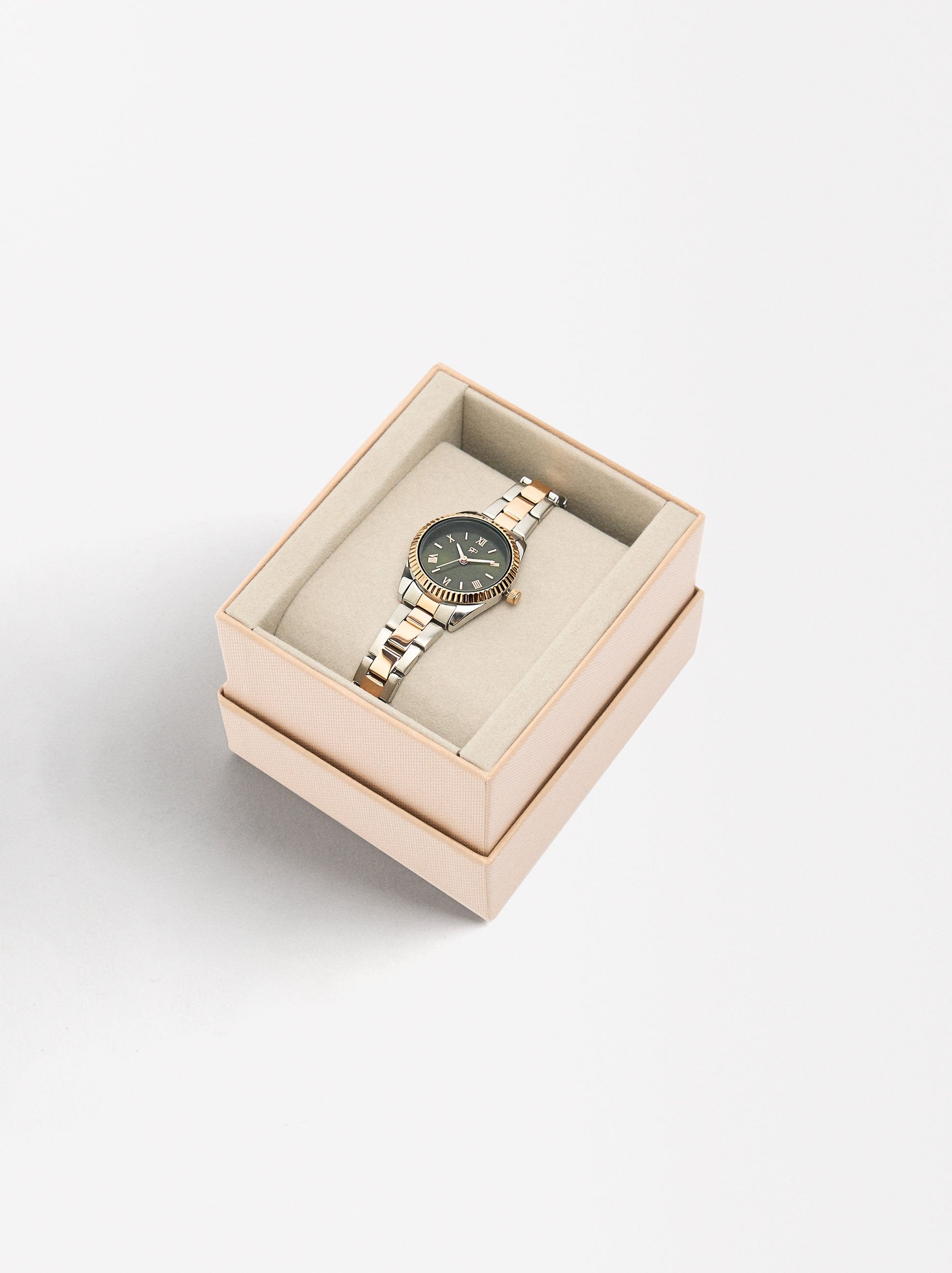 Reloj De Pulsera De Acero Inoxidable