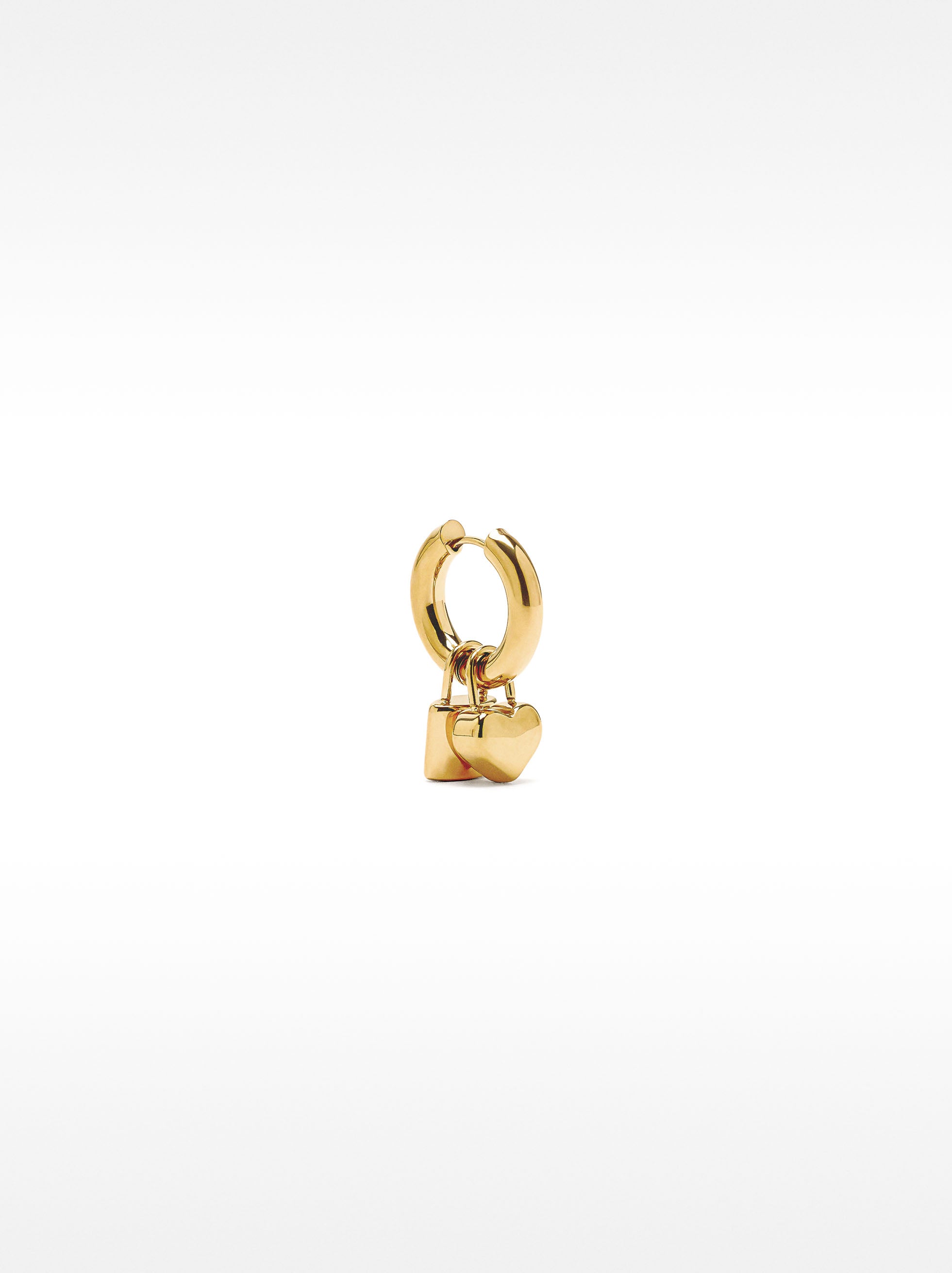 Aro Individual Candado Y Corazón - Acero Inoxidable