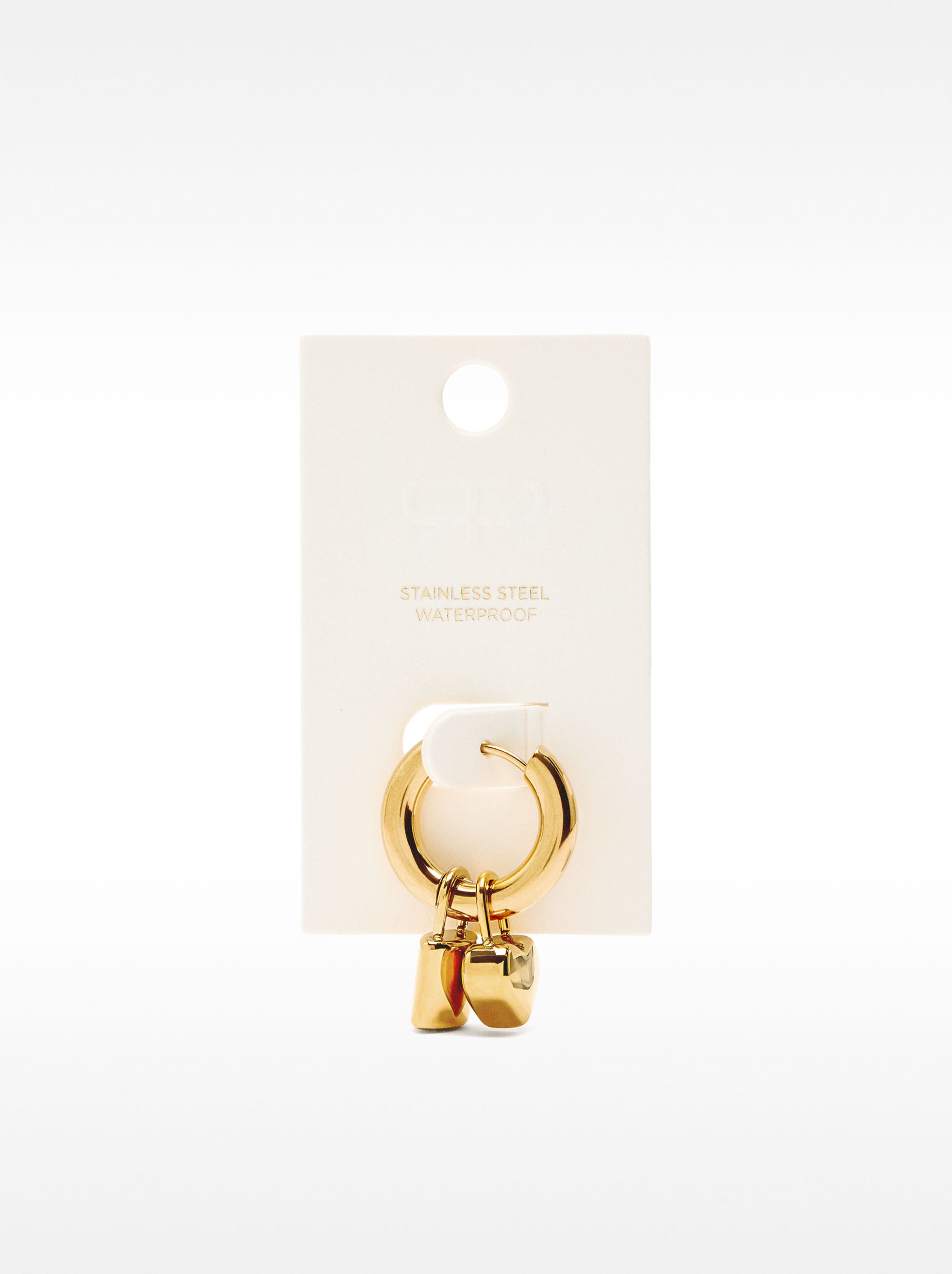 Aro Individual Candado Y Corazón - Acero Inoxidable