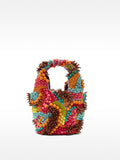 Bolso De Fiesta Con Cuentas Multicolor
