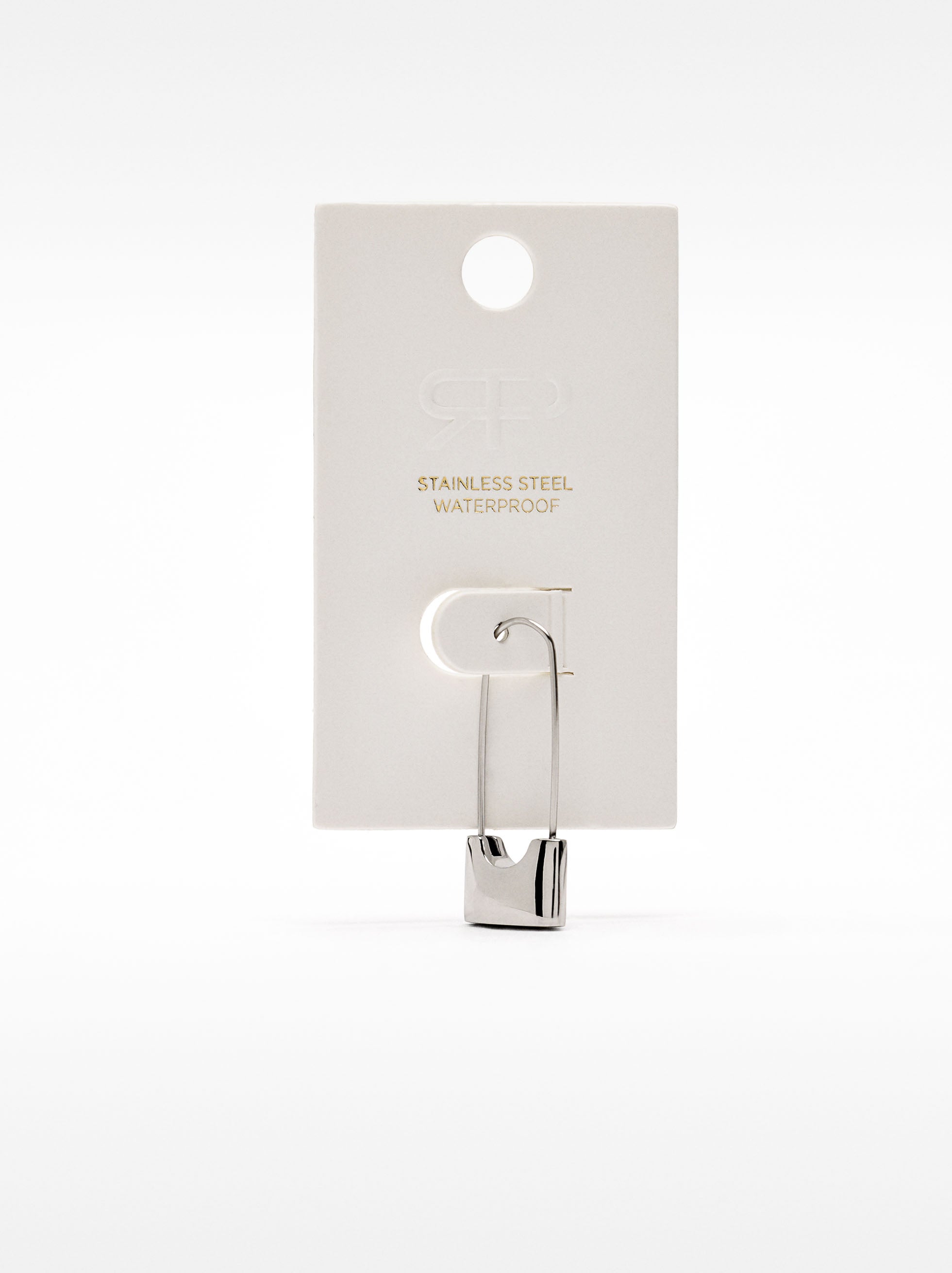 Aretes Individual De Broche - Acero Inoxidable