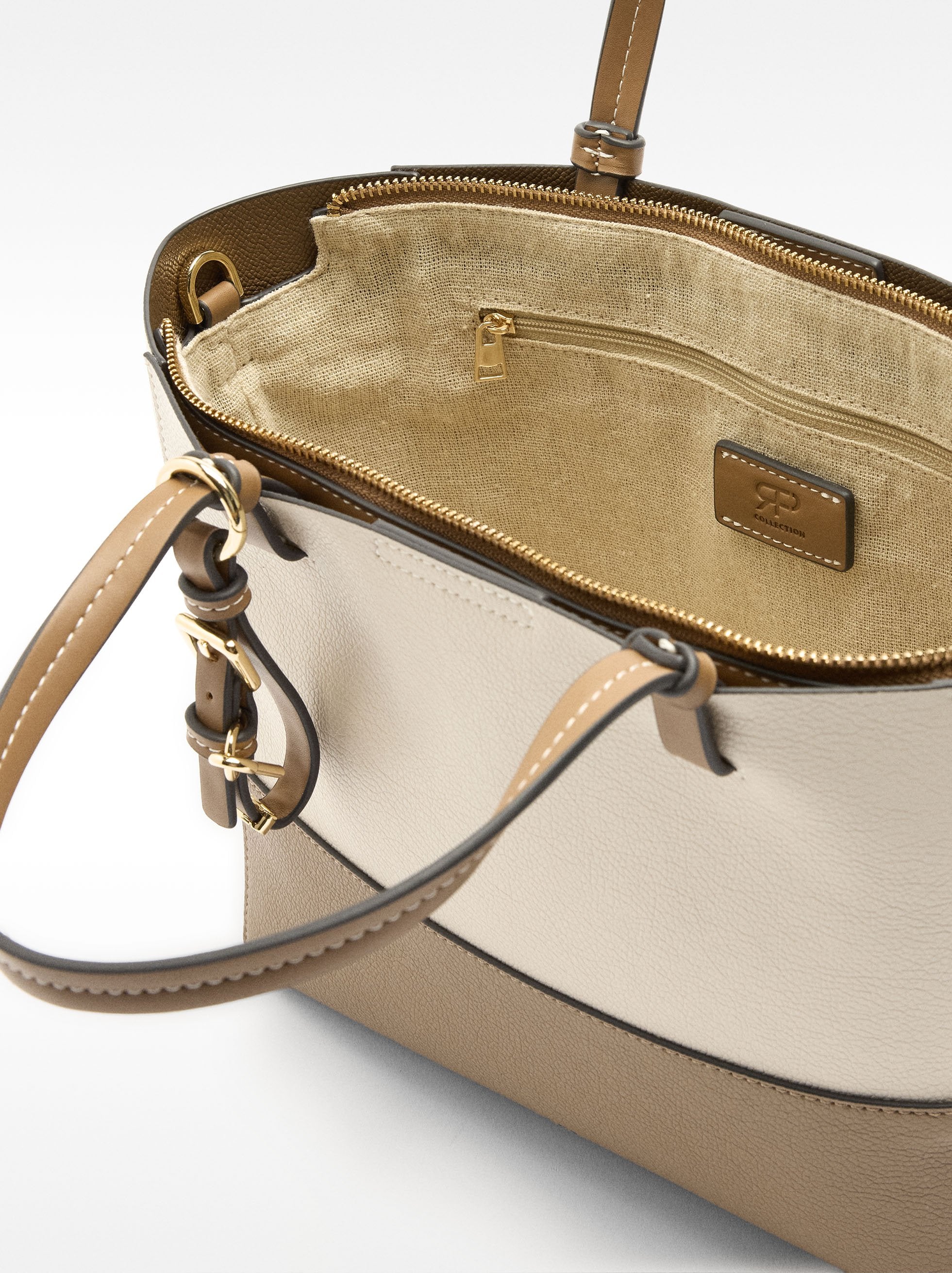 Cartera Tote Color Block