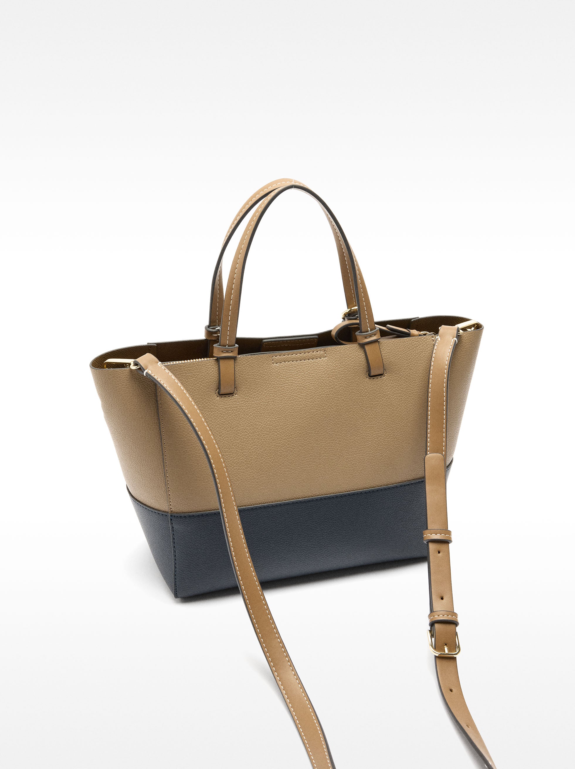 Cartera Tote Color Block