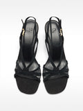 Sandalias De Piel Con Tiras