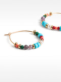Aretes Con Piedras Multicolores