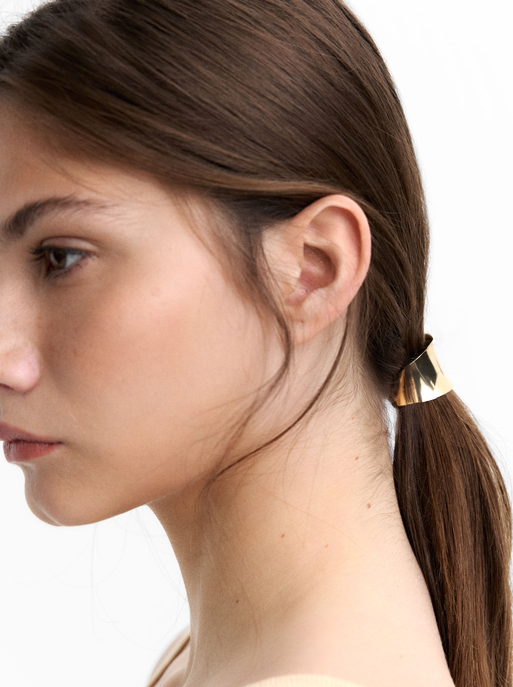 Elástico De Cabello Detalle Metálico