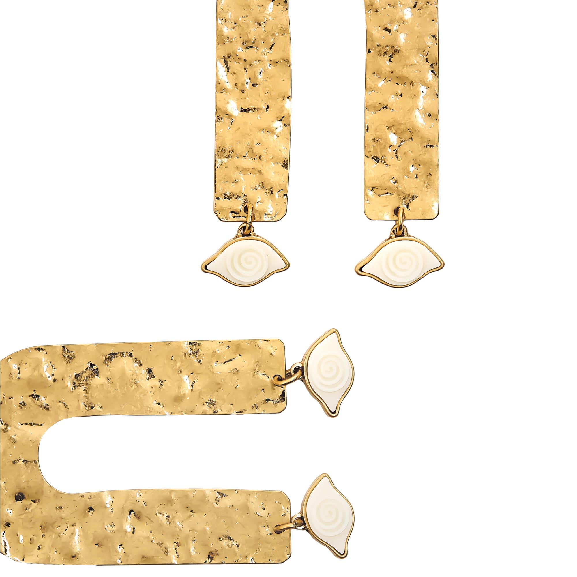 Pendientes De Arco Con Piedra