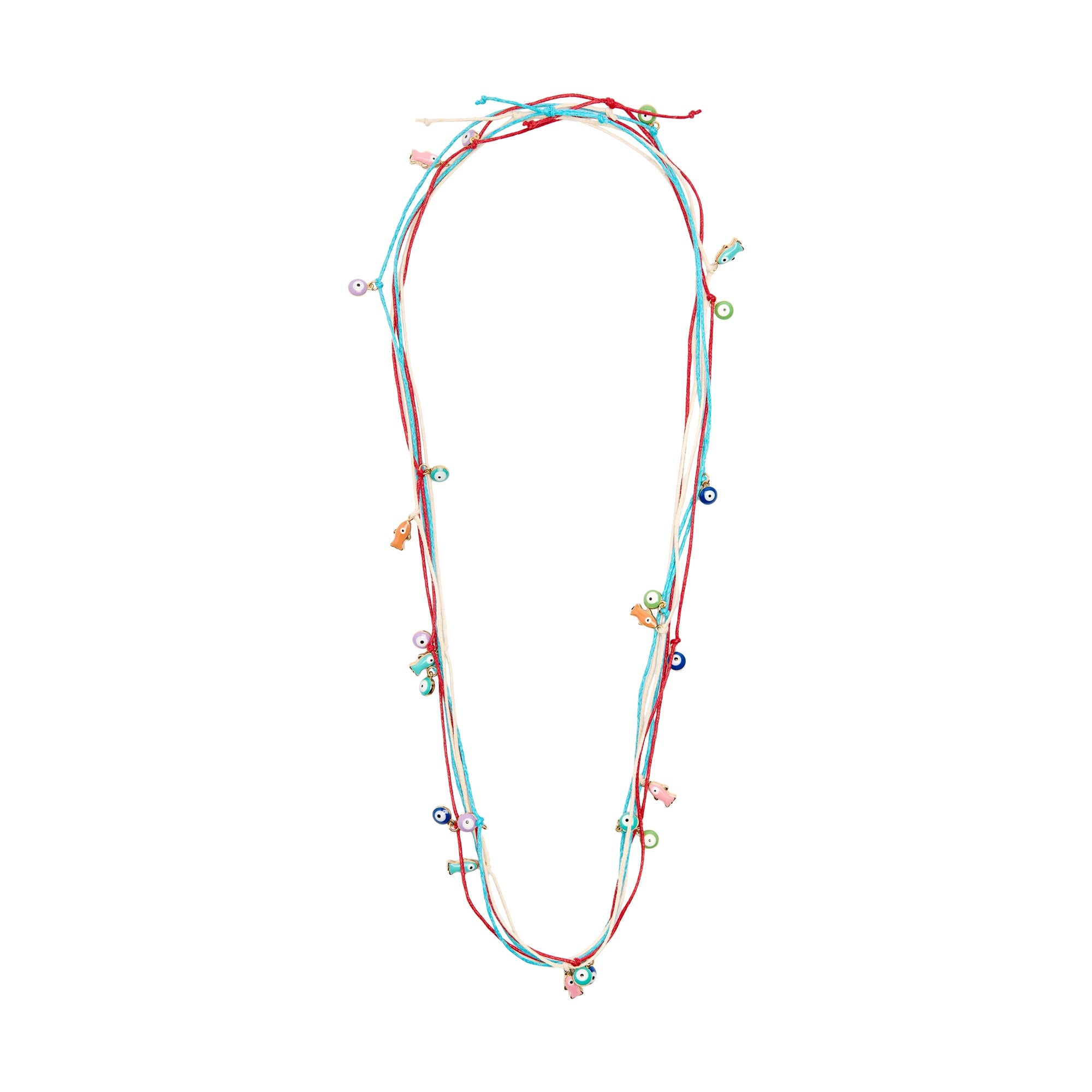 Set De Collares De Ojos Y Peces