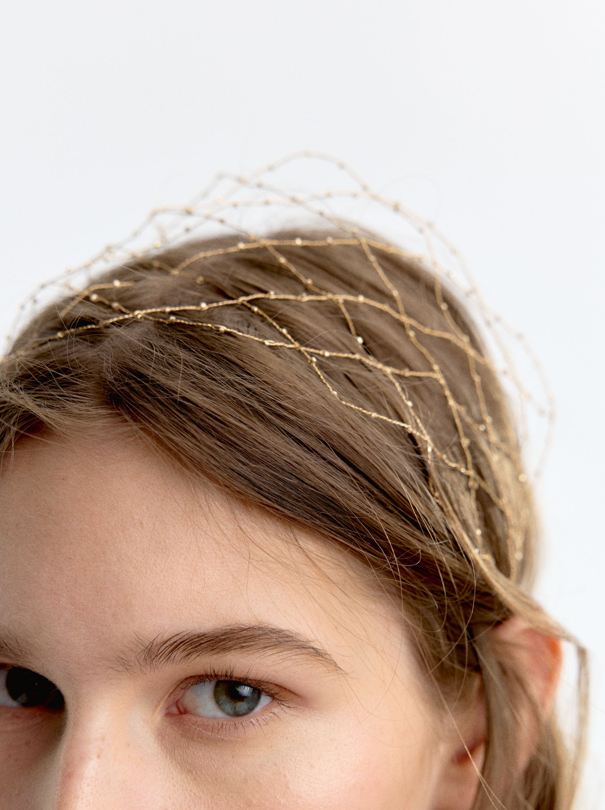 Vincha De Red Con Cuentas