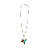 Collar Con Eslabones Colgantes Y Piedras