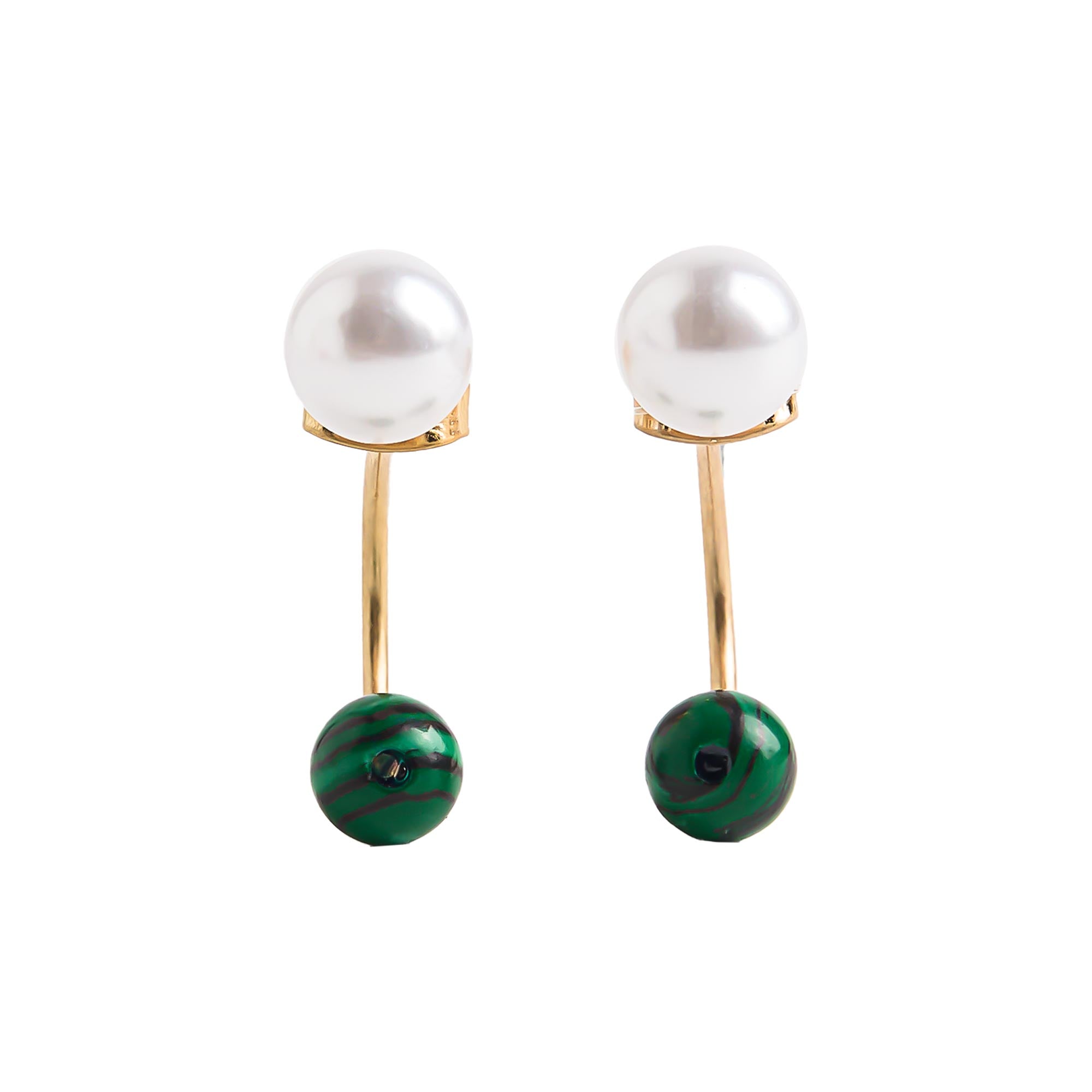 Pendientes De Arco Con Piedra