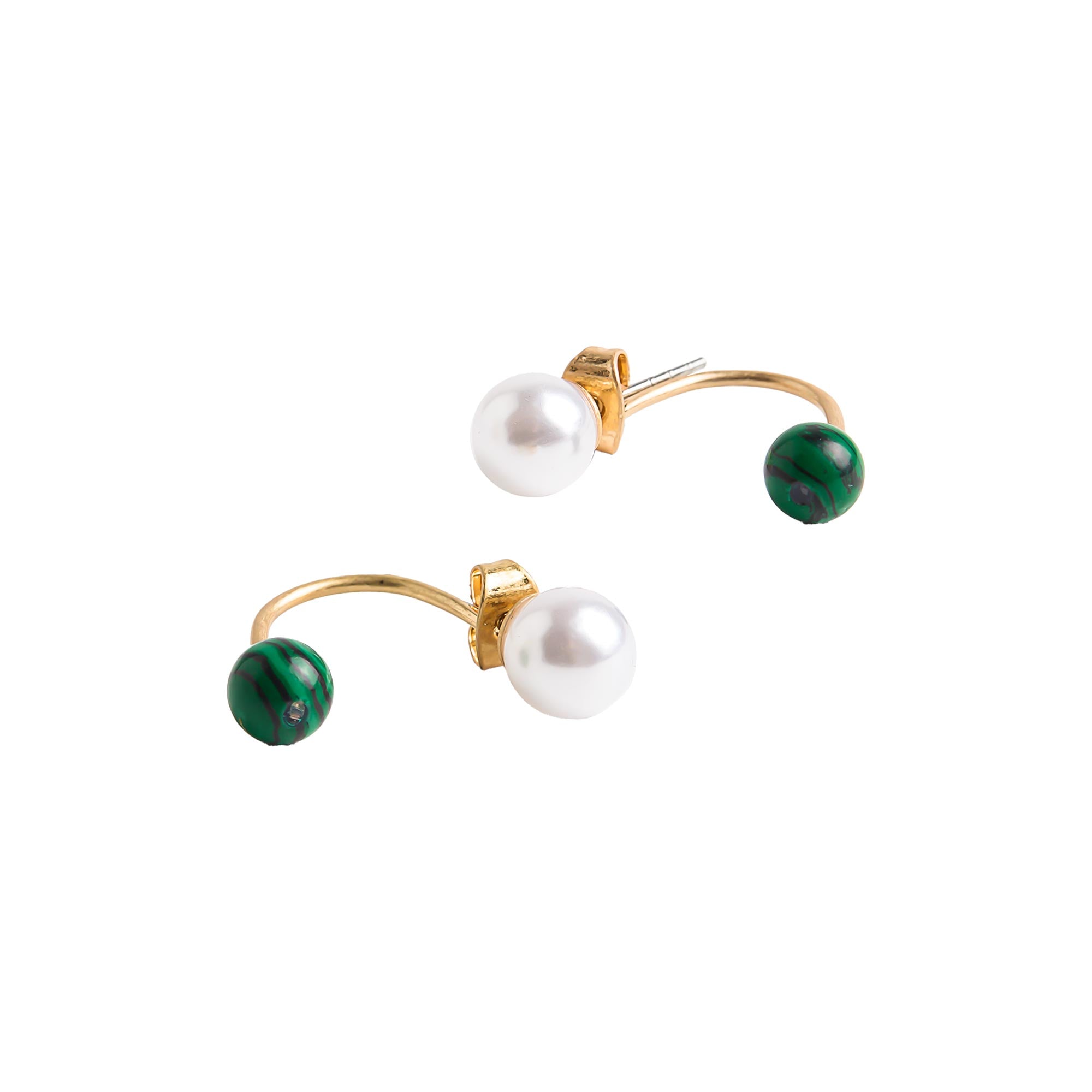 Pendientes De Arco Con Piedra