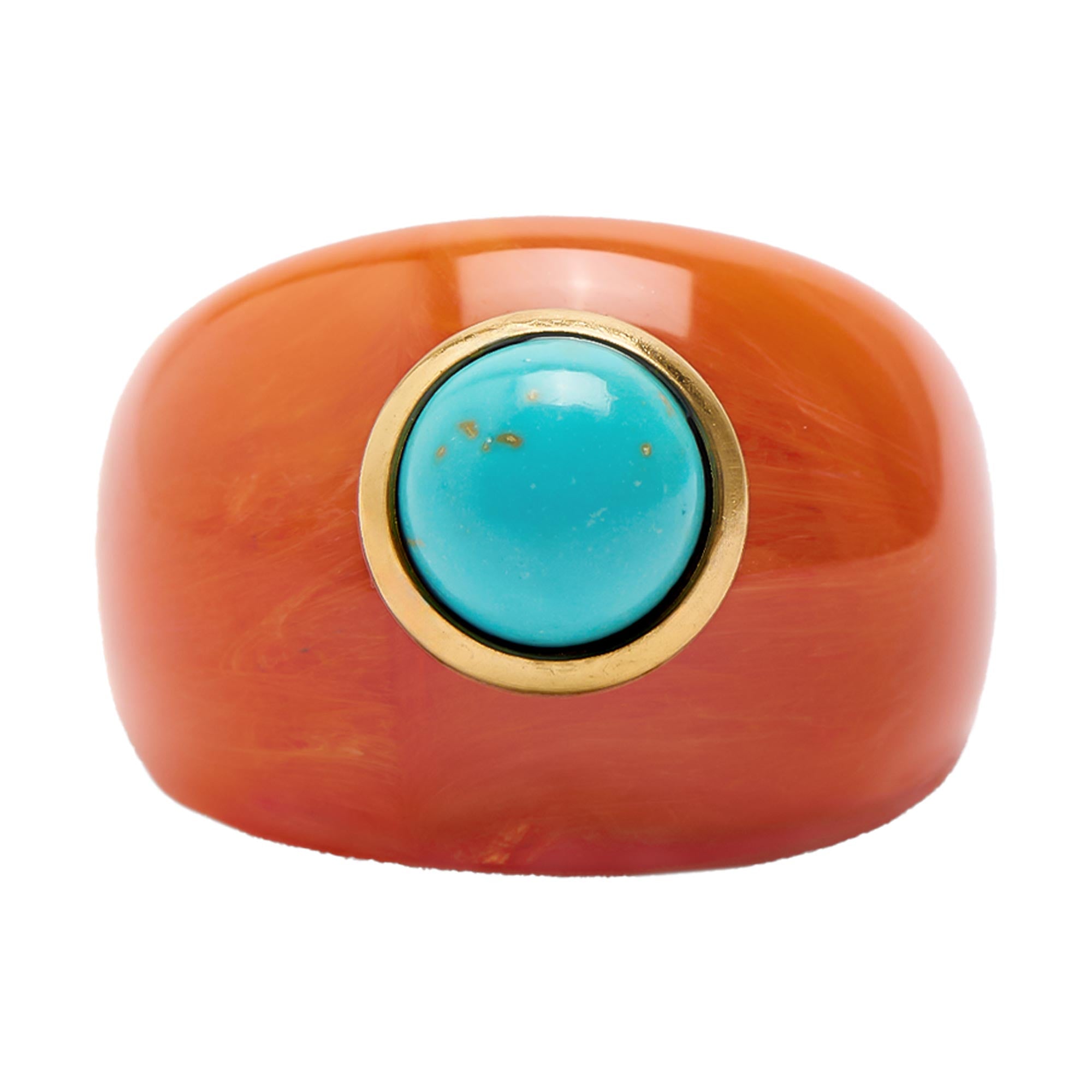 Anillo De Resina Con Piedra