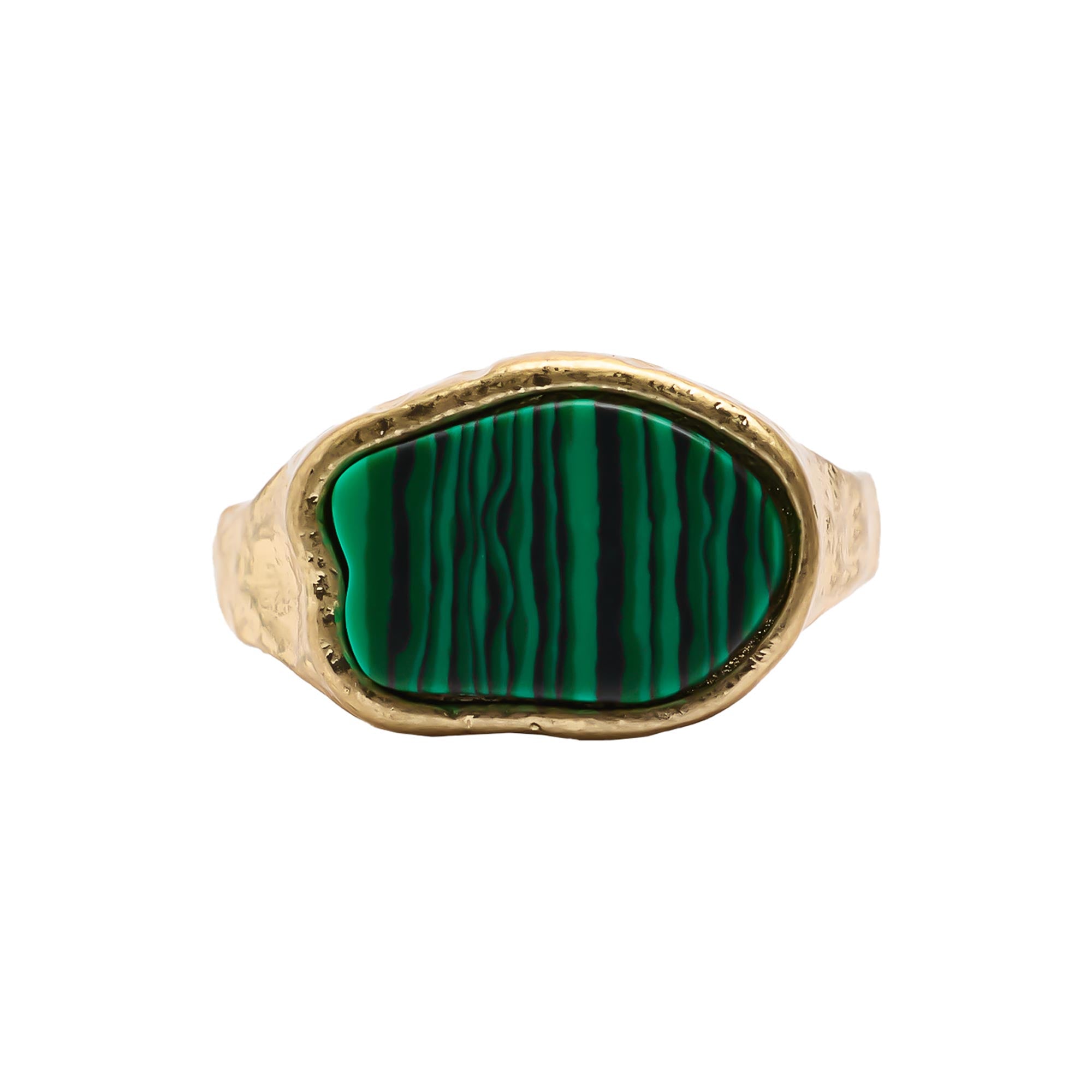 Anillo Irregular Con Piedra