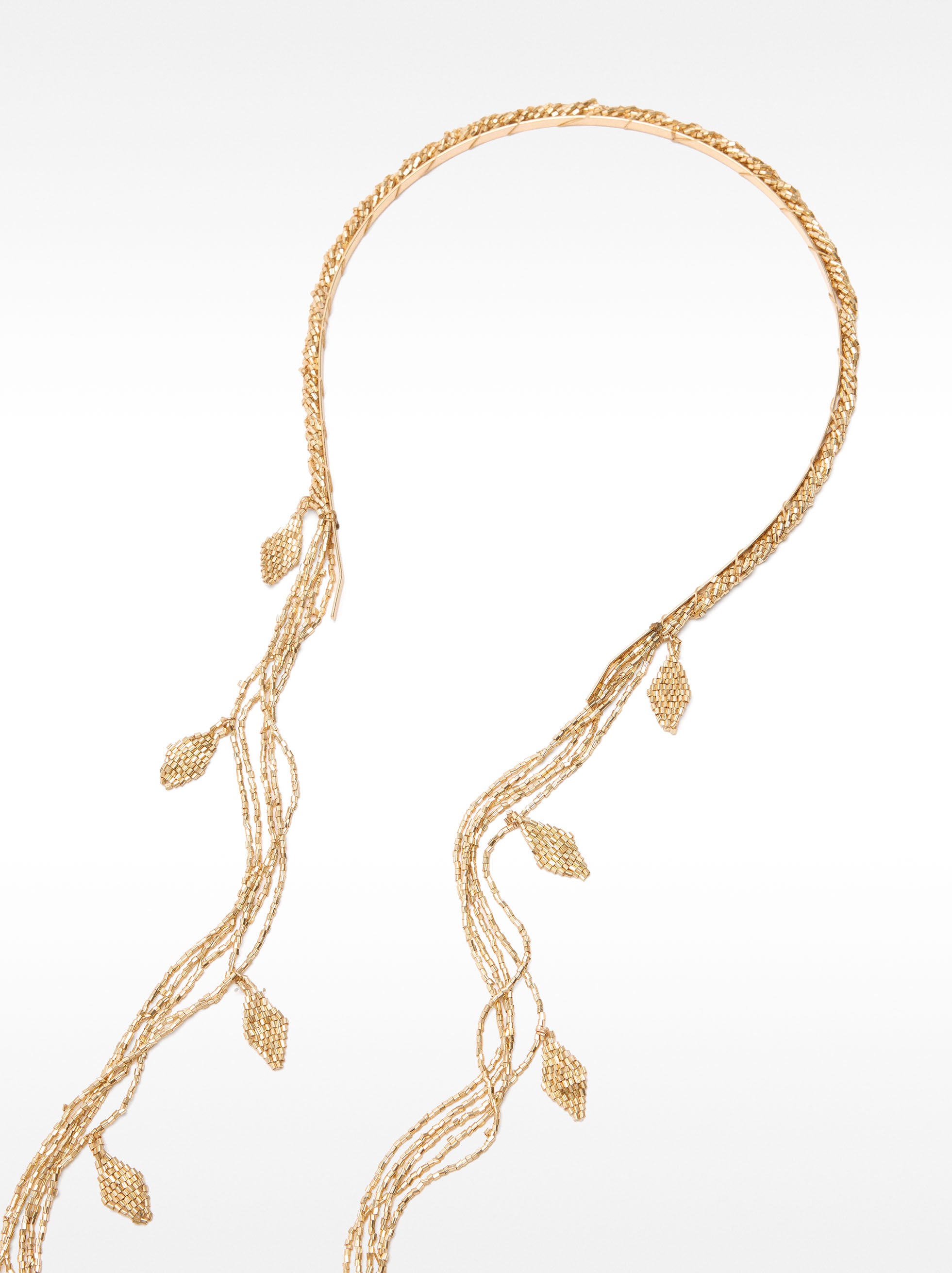 Vincha Fina Con Cuentas