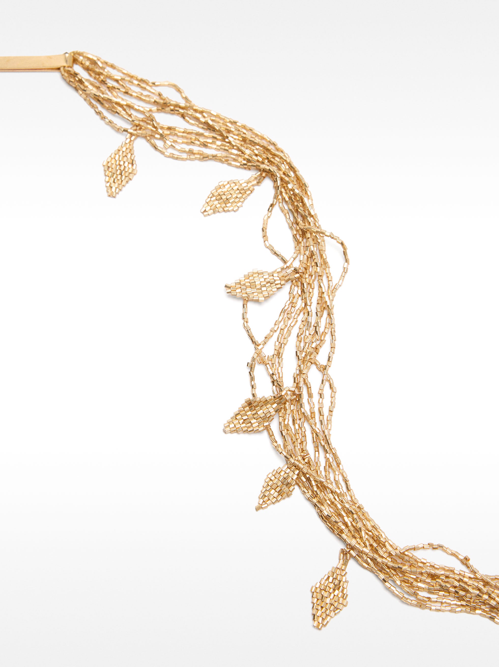 Set De Clips Con Adorno Dorado