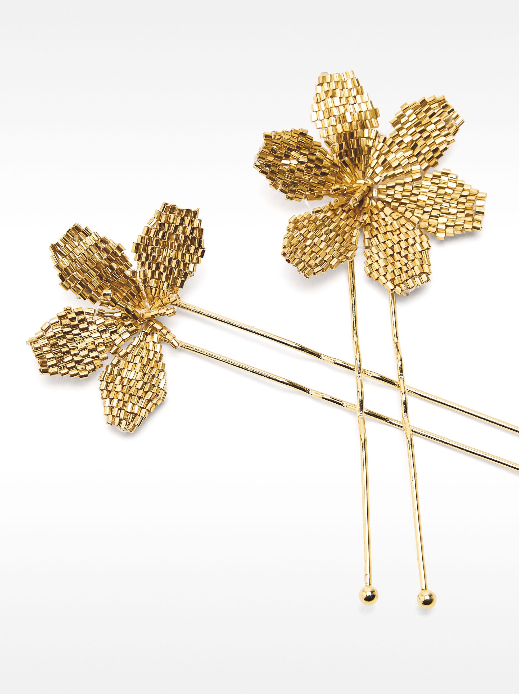 Conjunto De Horquillas Para El Pelo Flores