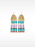 Aretes Largos Con Piedras