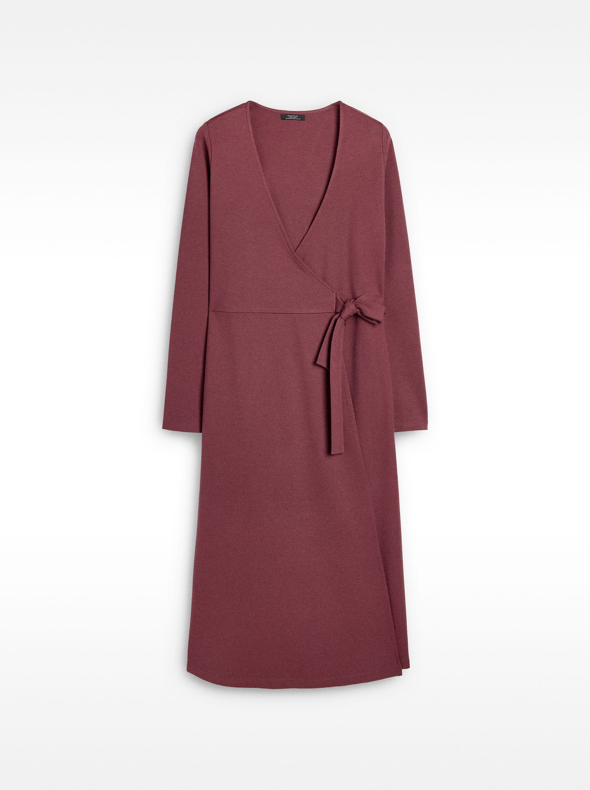 Vestido Midi De Manga Larga