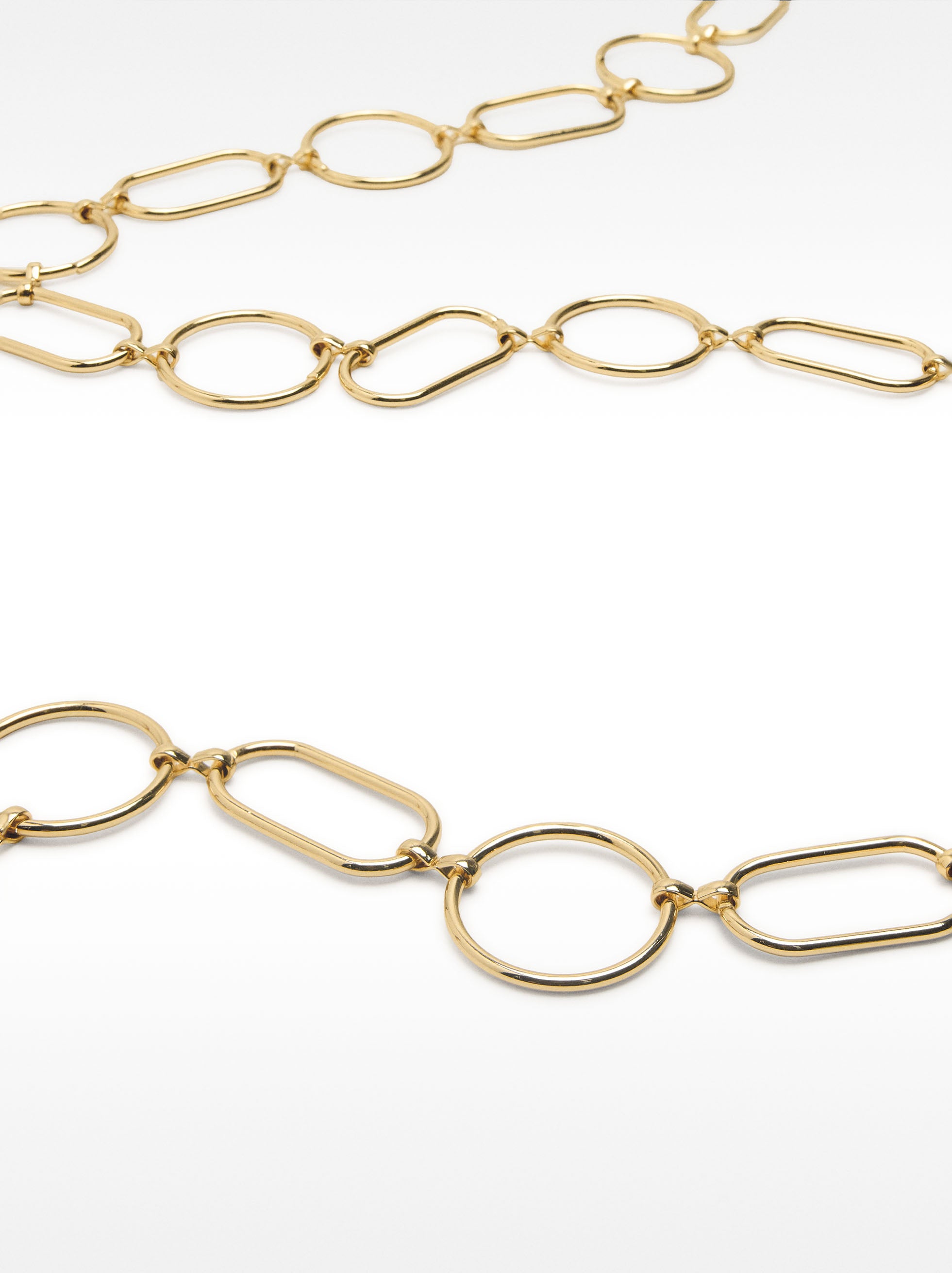 Cinturón Con Eslabones Metálicos