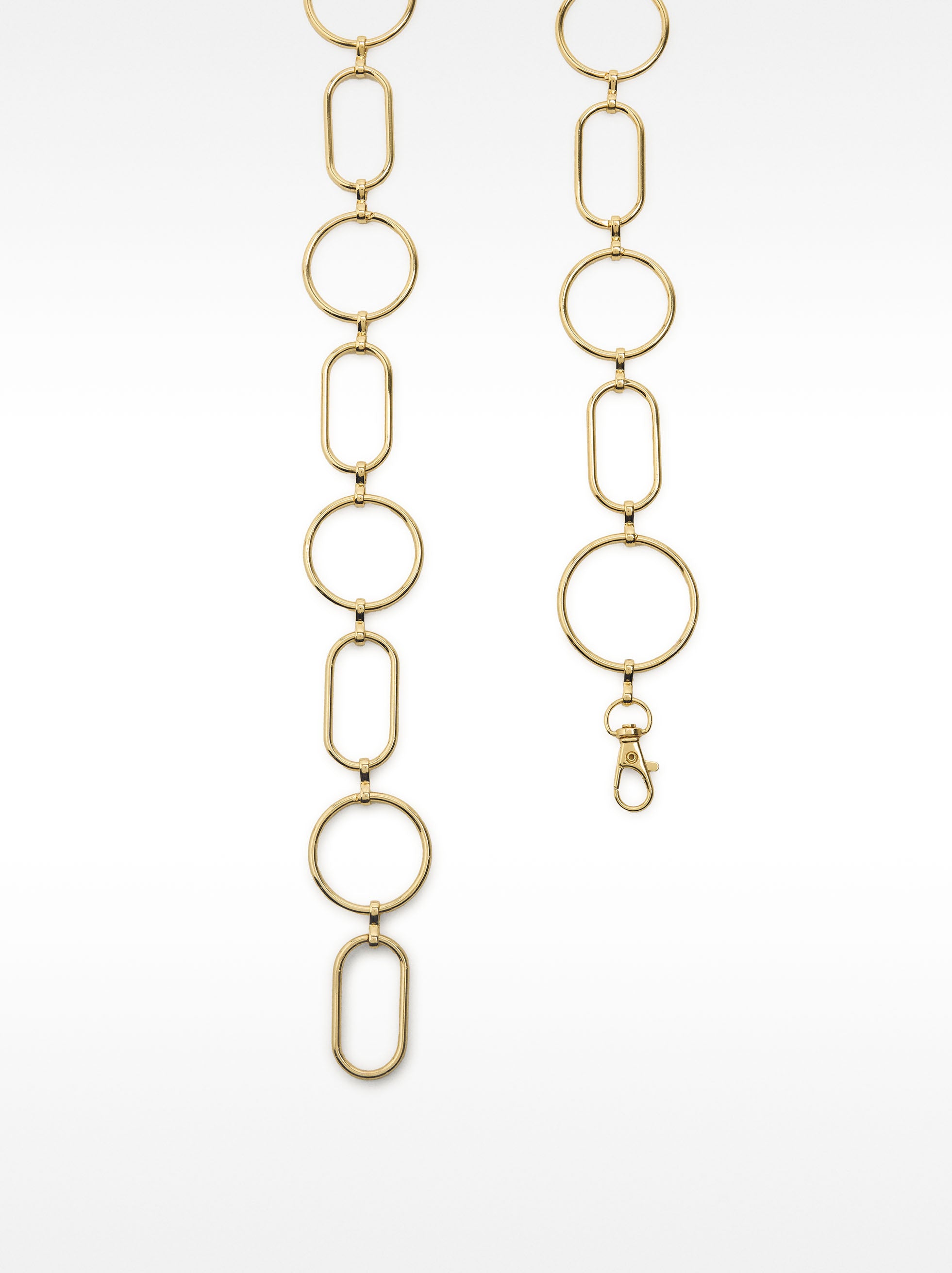 Cinturón Con Eslabones Metálicos