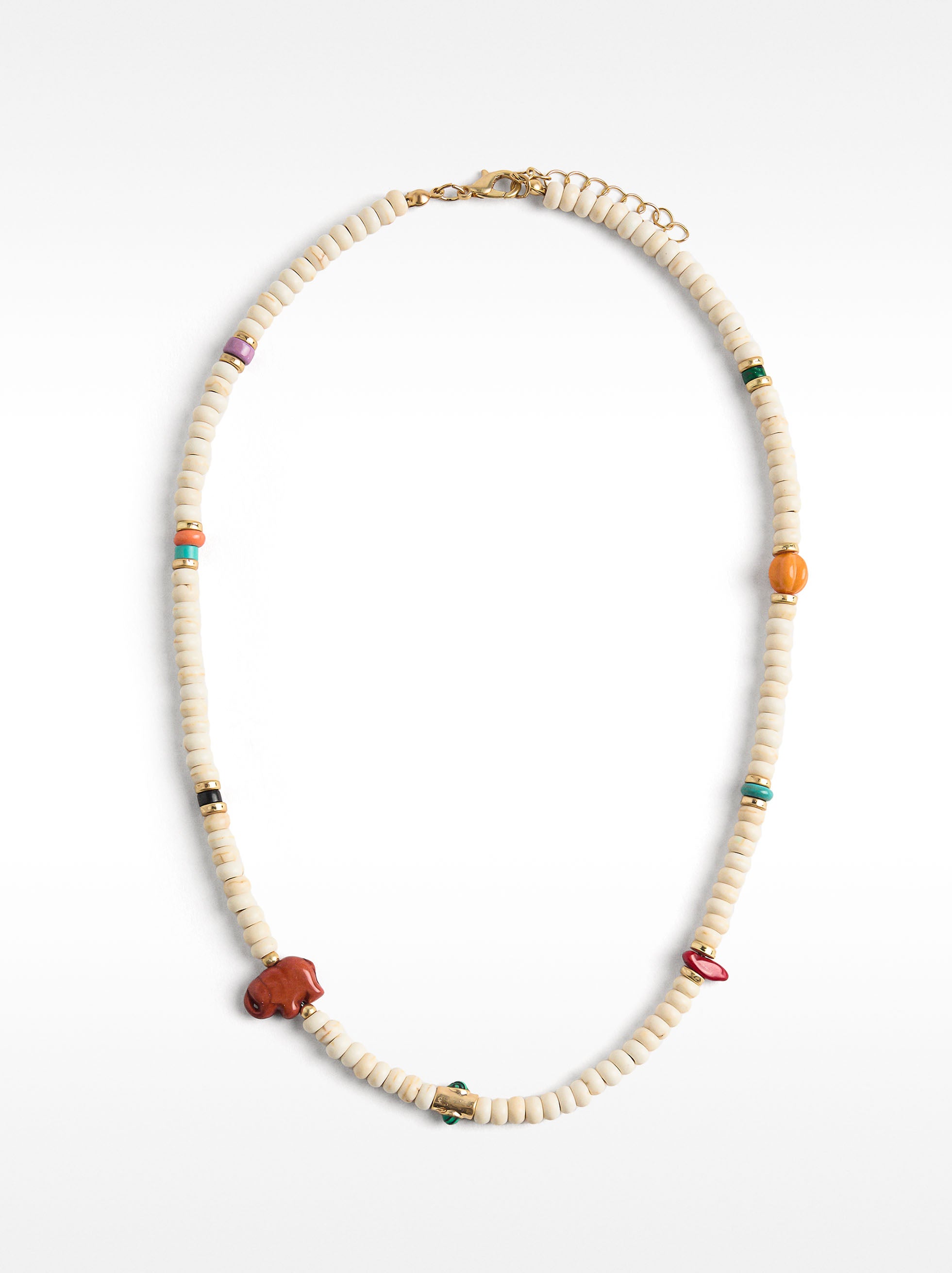 Collar De Cuentas Con Piedras