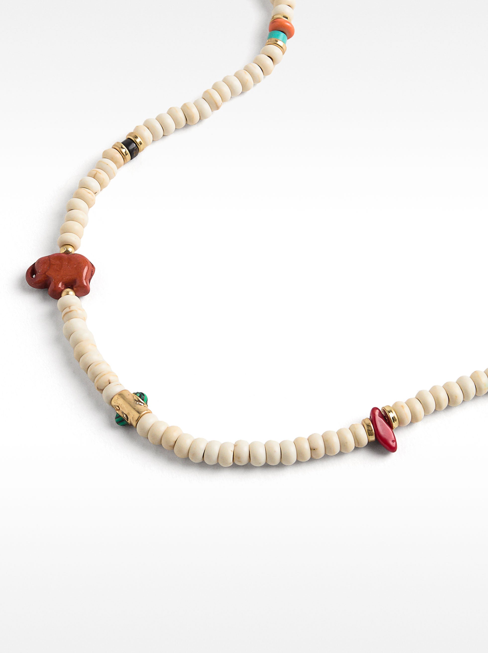 Collar De Cuentas Con Piedras