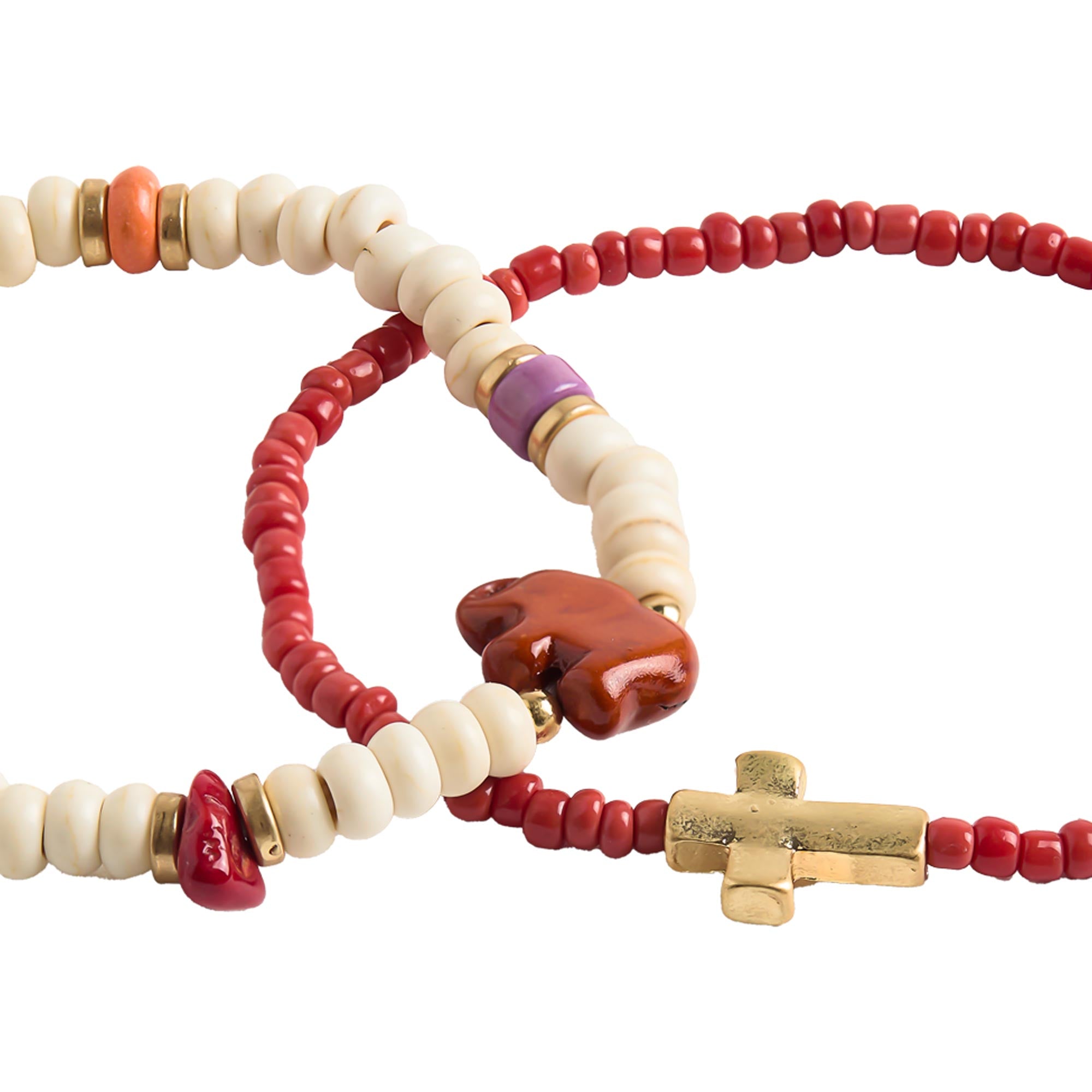 Set De Pulseras Con Piedras