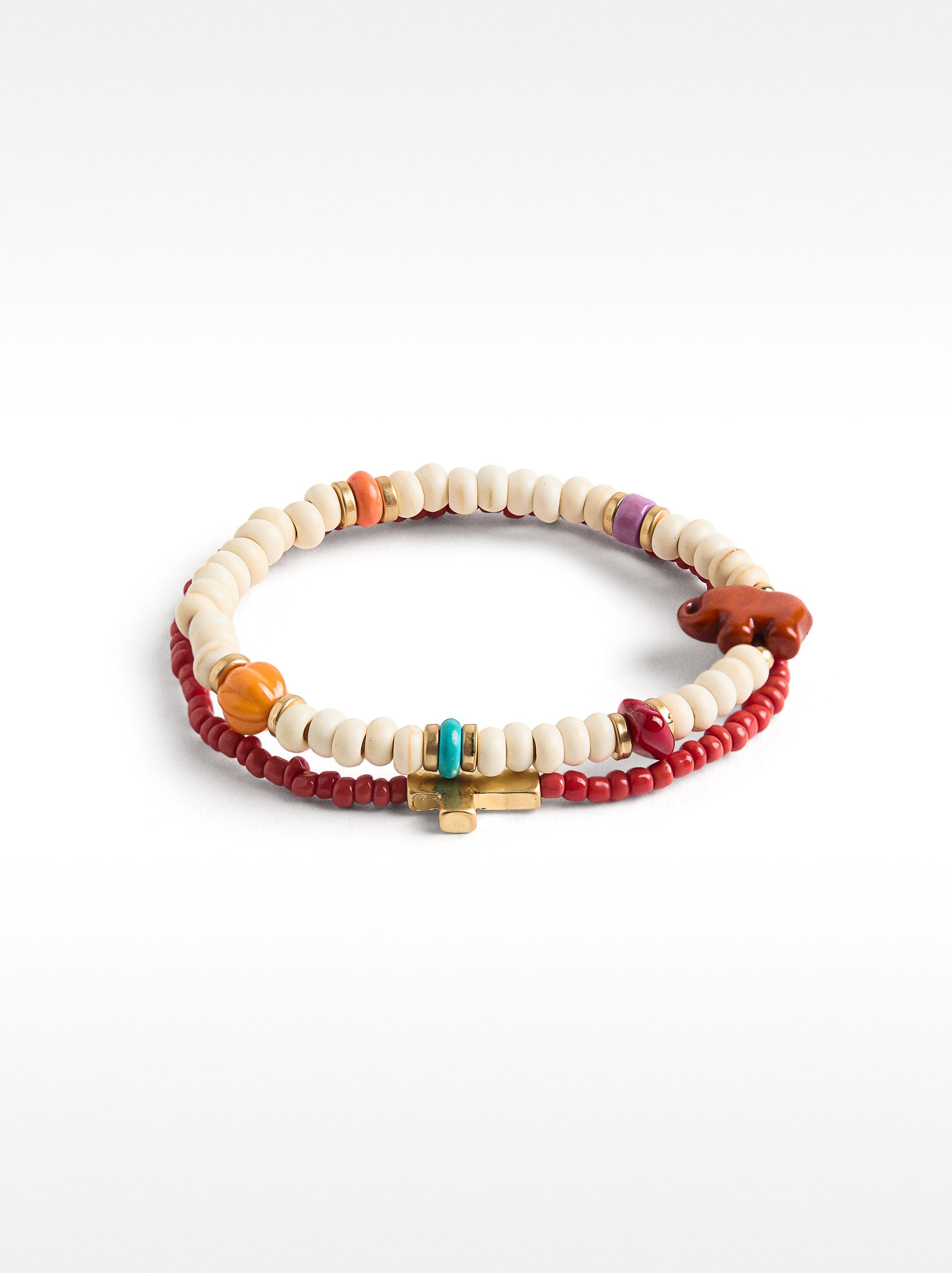 Set De Pulseras Con Piedras