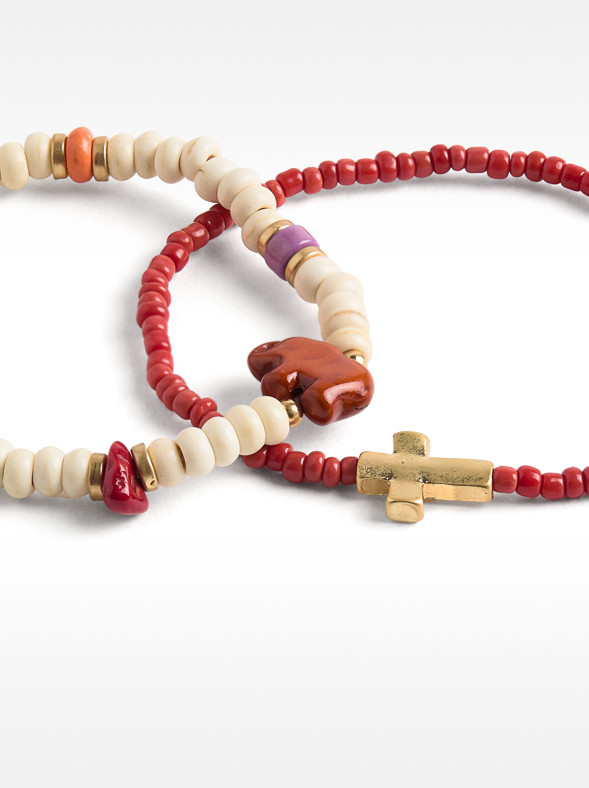 Set De Pulseras Con Piedras