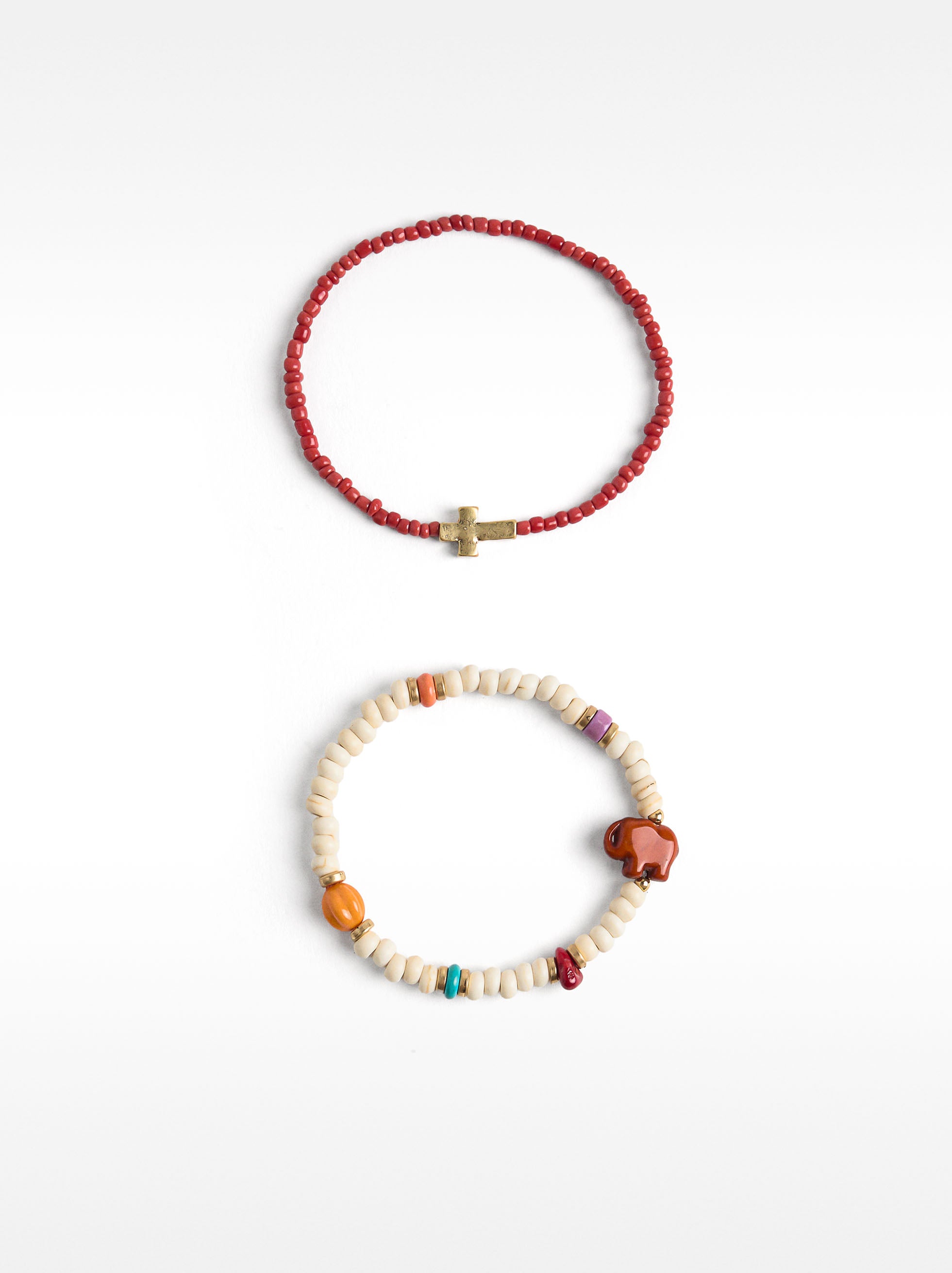Set De Pulseras Con Piedras