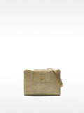 Bolso Bandolera Doble De Efecto Rafia