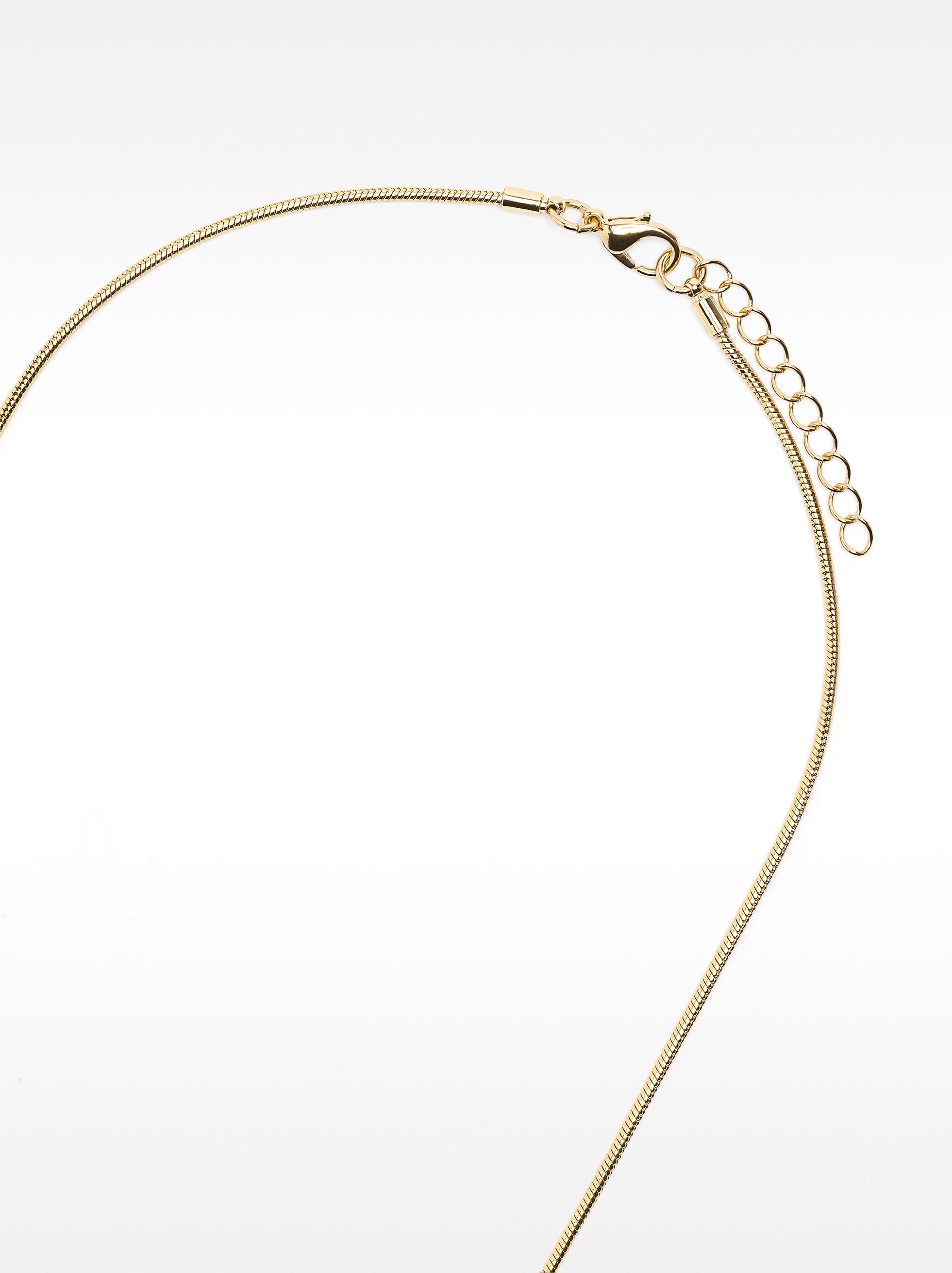 Collar Largo Con Colgante De Cadenas