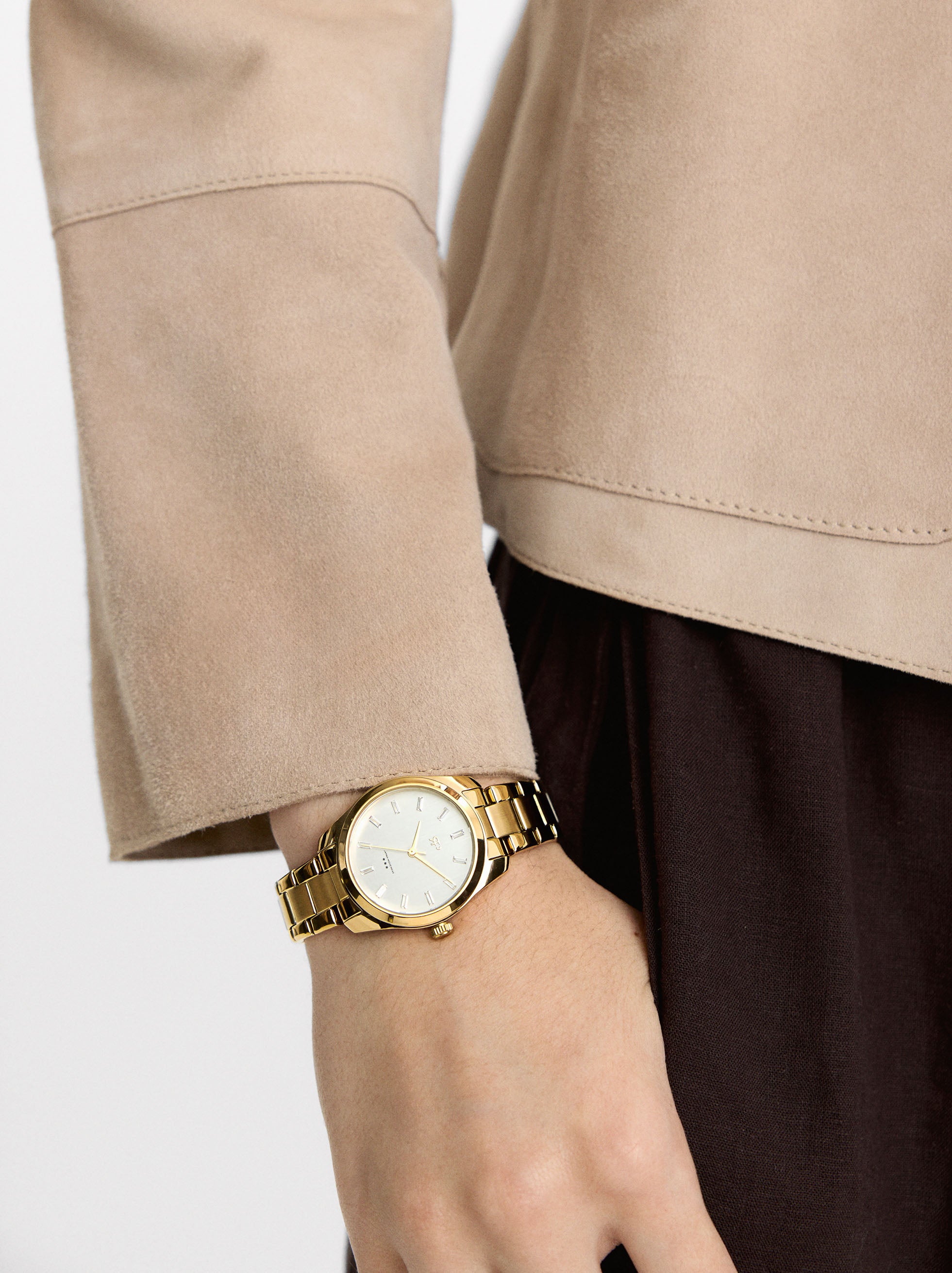 Reloj De Pulsera De Acero Inoxidable