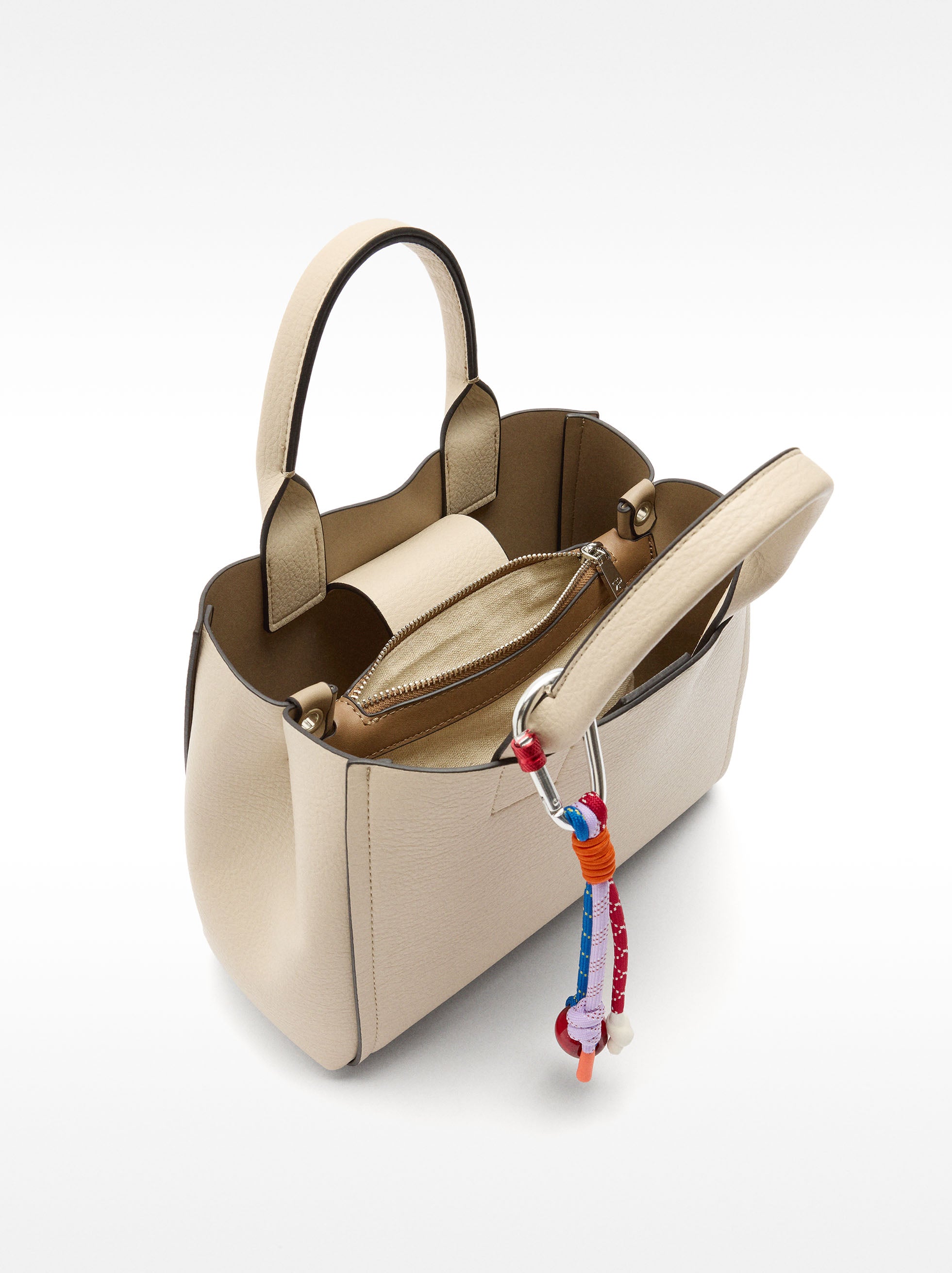 Bolso Tote Con Colgante M