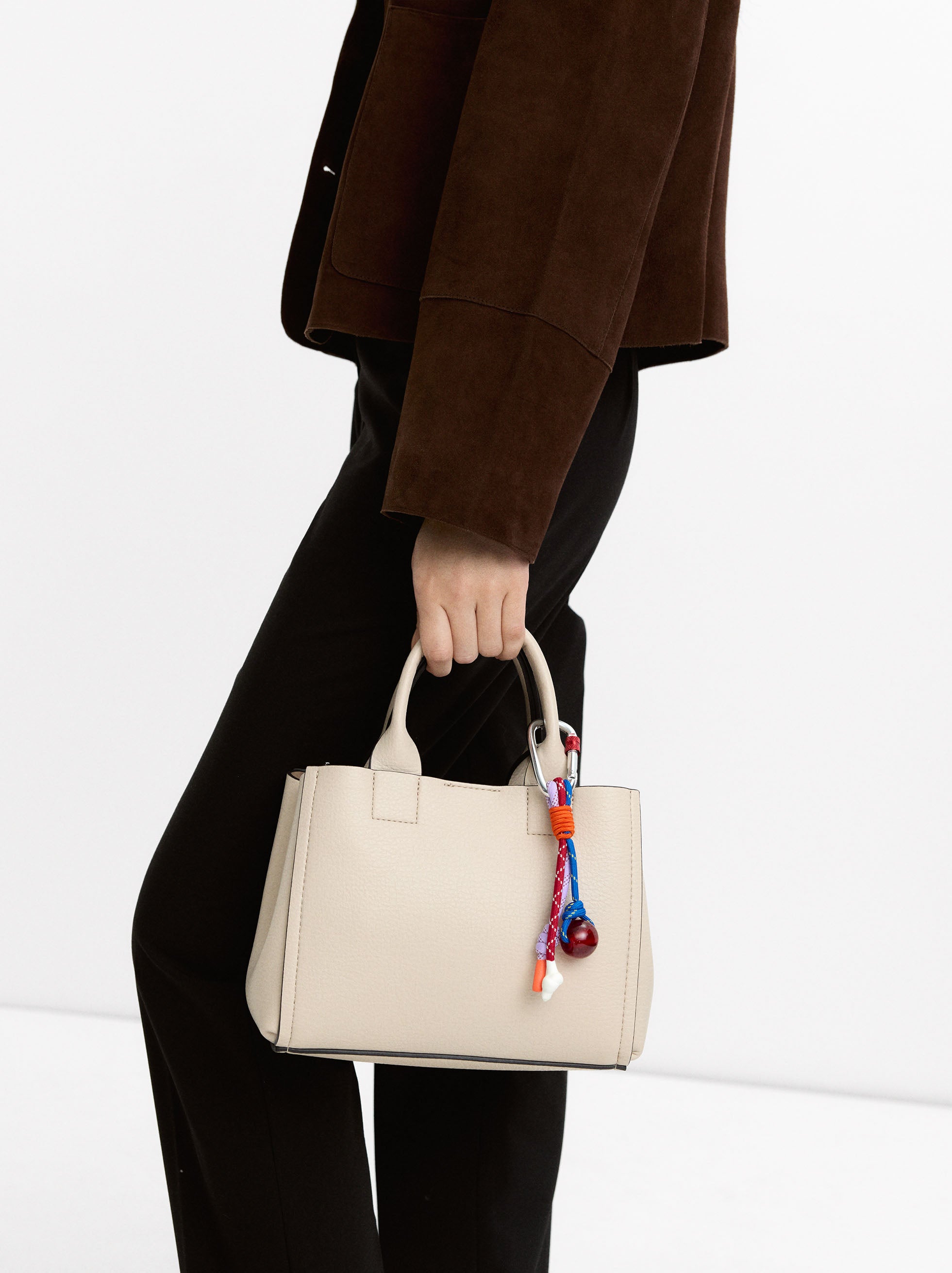 Bolso Tote Con Colgante S