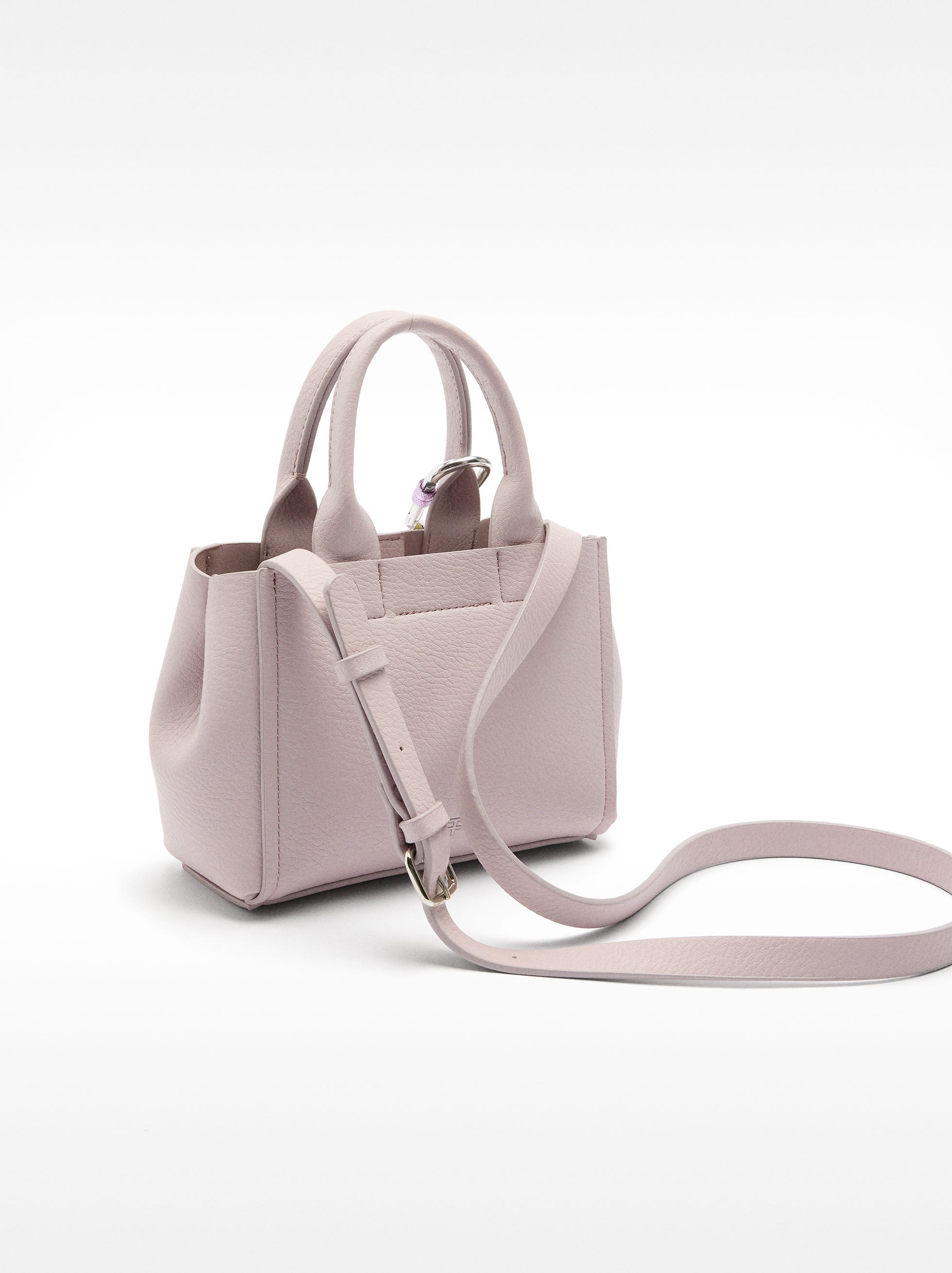 Bolso Tote Mini Con Colgante