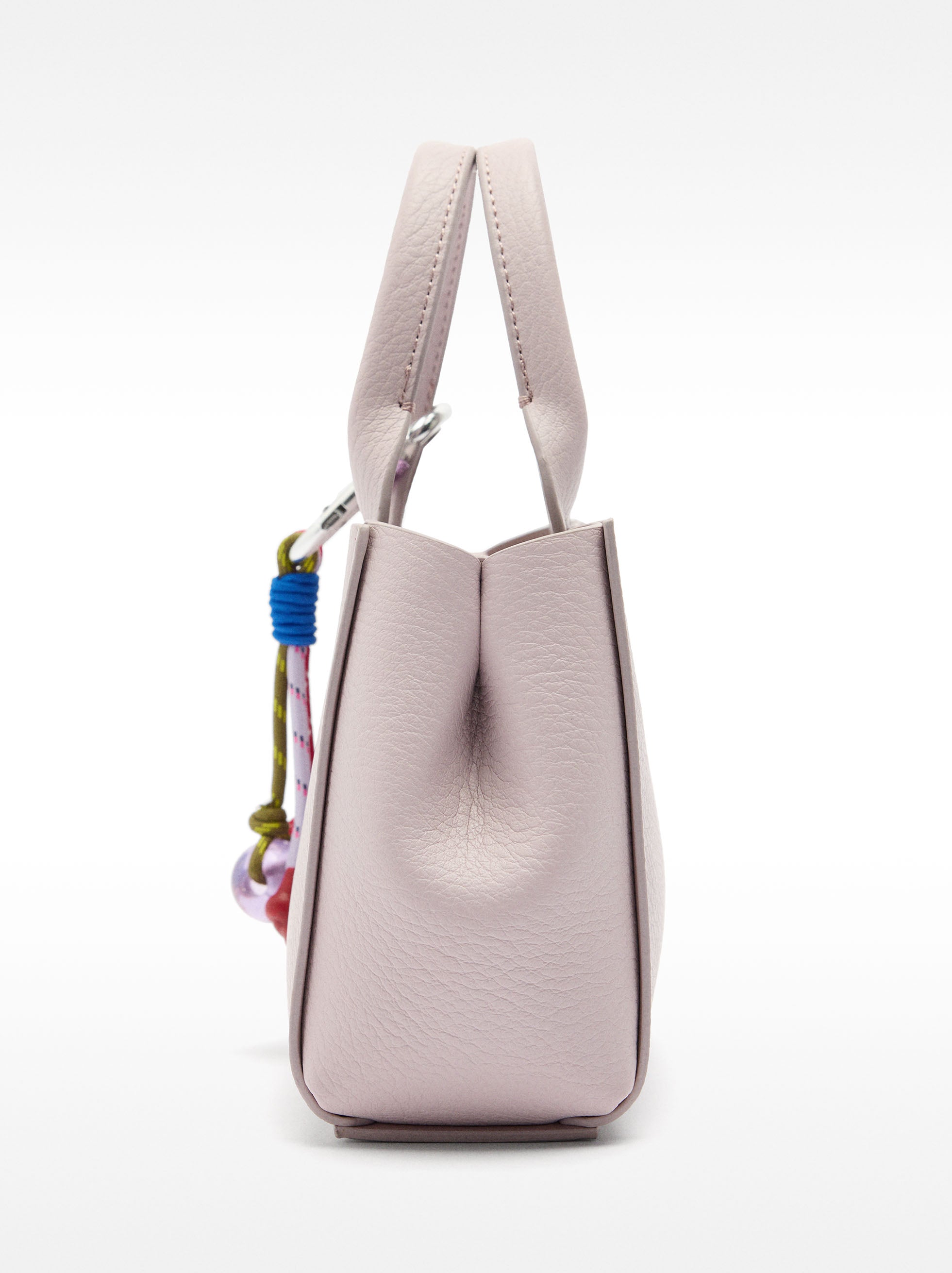 Bolso Tote Mini Con Colgante