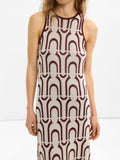 Vestido Largo De Punto Jacquard