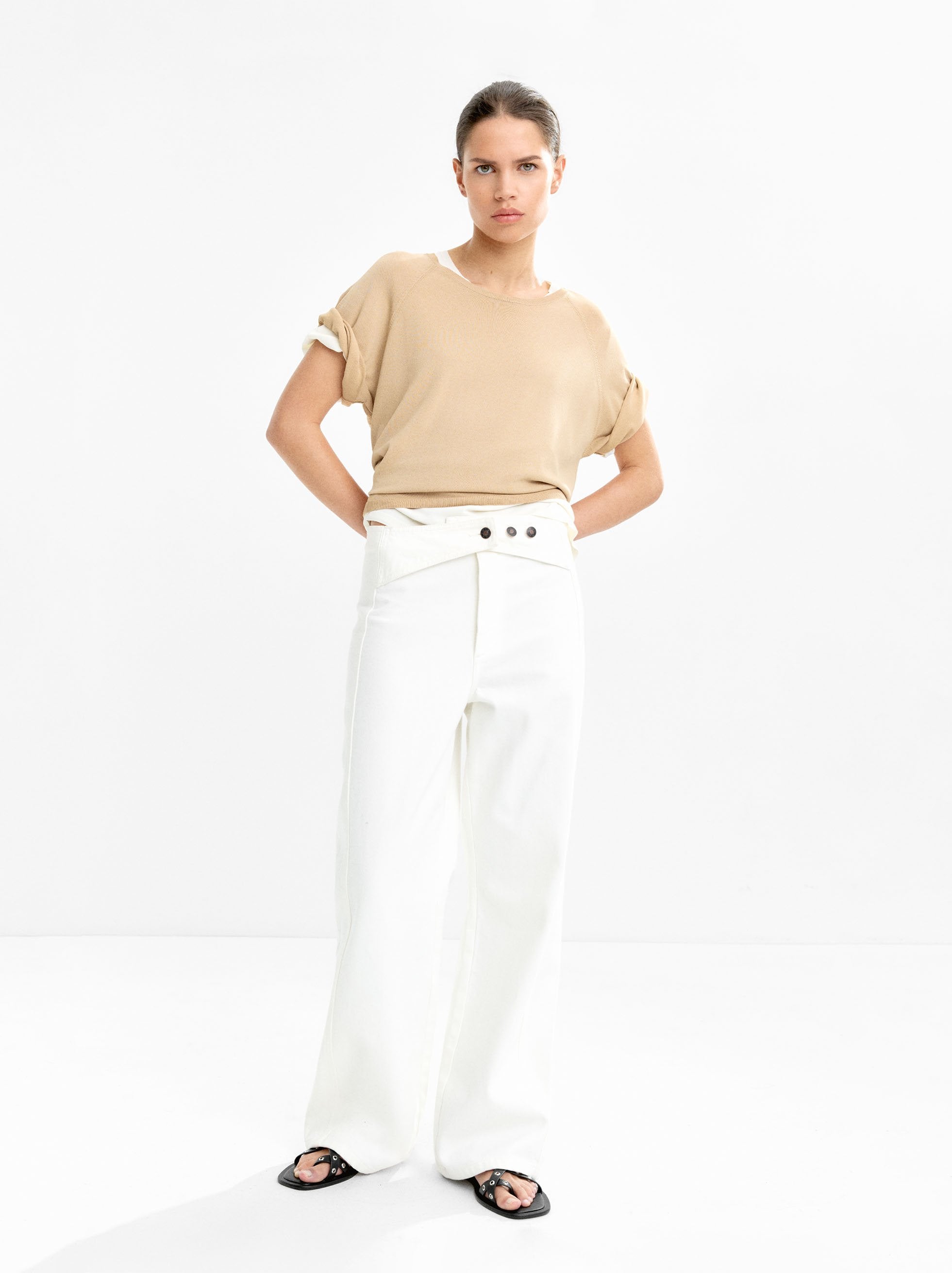 Jersey De Punto De Manga Corta