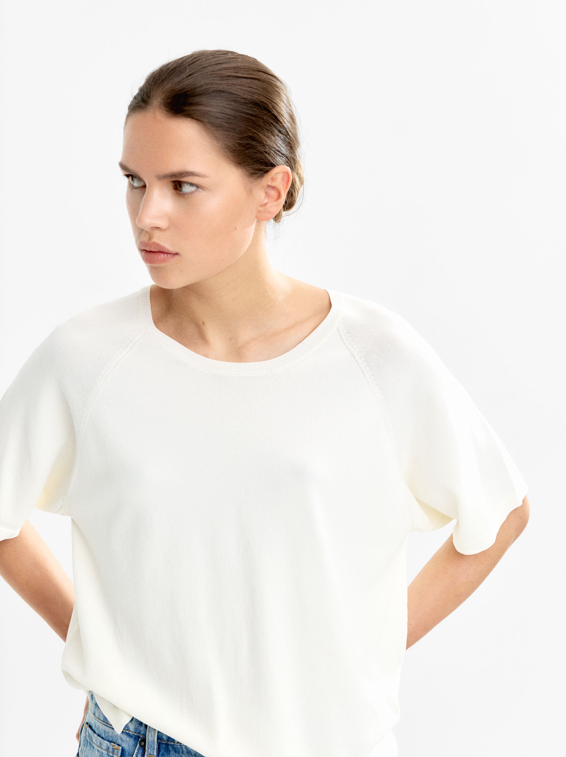 Jersey De Punto De Manga Corta